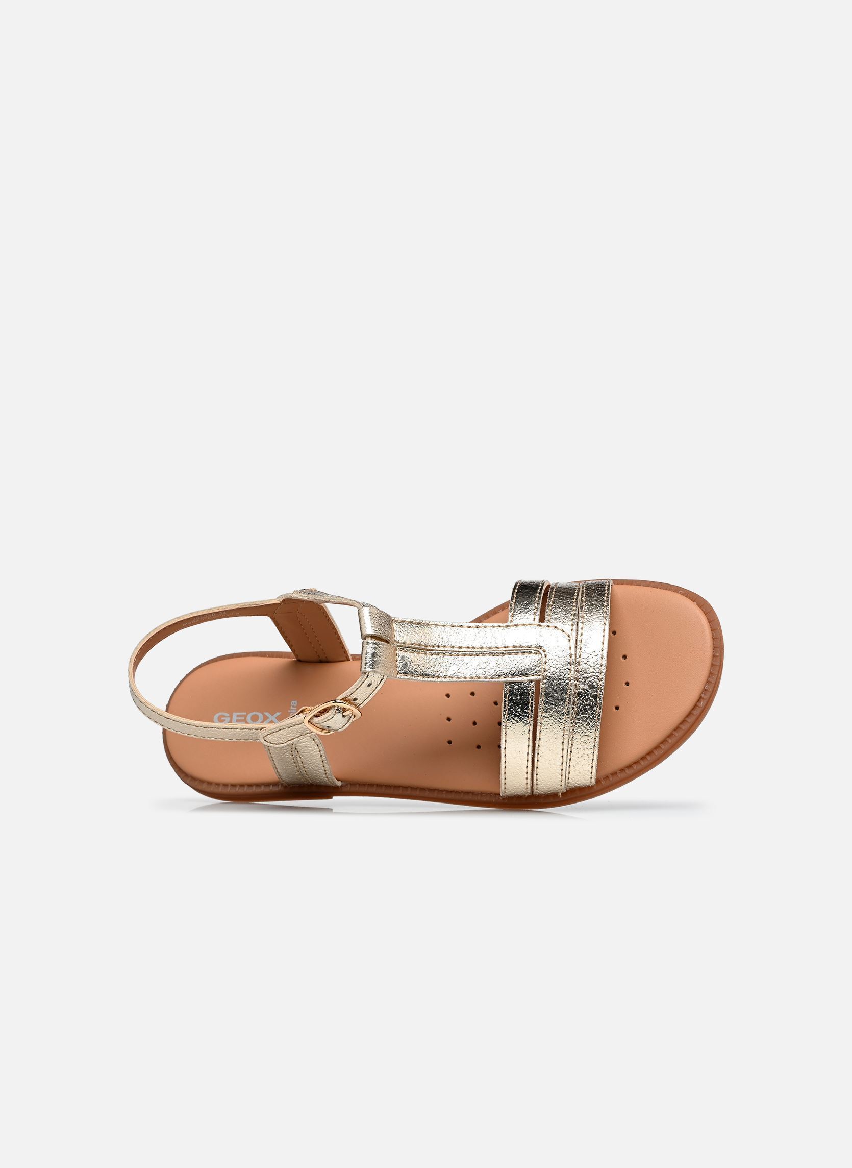 Sandales J Sandal Karly Girl J6535B fille or et bronze Geox Sandales J Sandal Karly Girl J6535B fille or et bronze Platinum