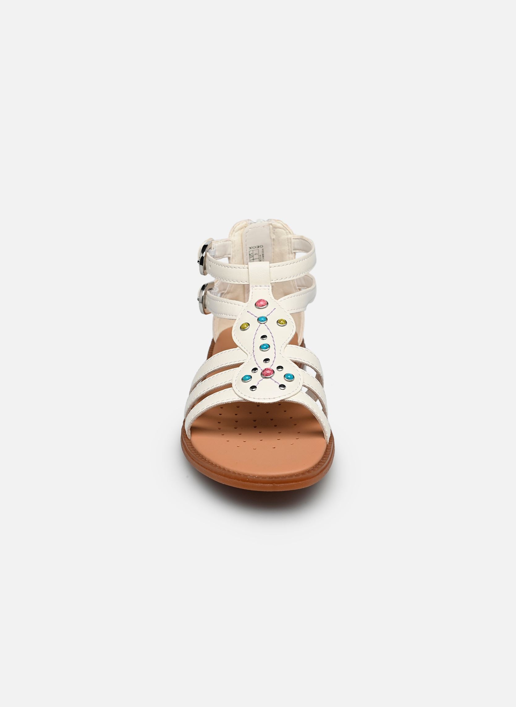 Sandalen J Sandal Karly Girl J6535D mädchen weiß Geox Sandalen J Sandal Karly Girl J6535D mädchen weiß White