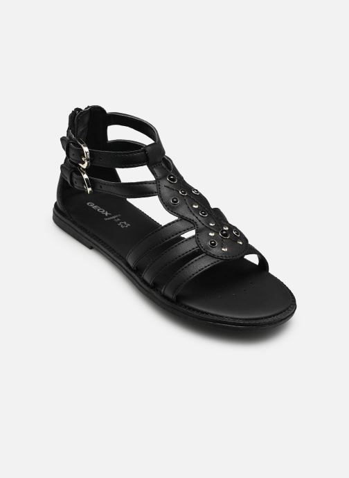 Geox Sandales J Sandal Karly Girl J6535D fille noir