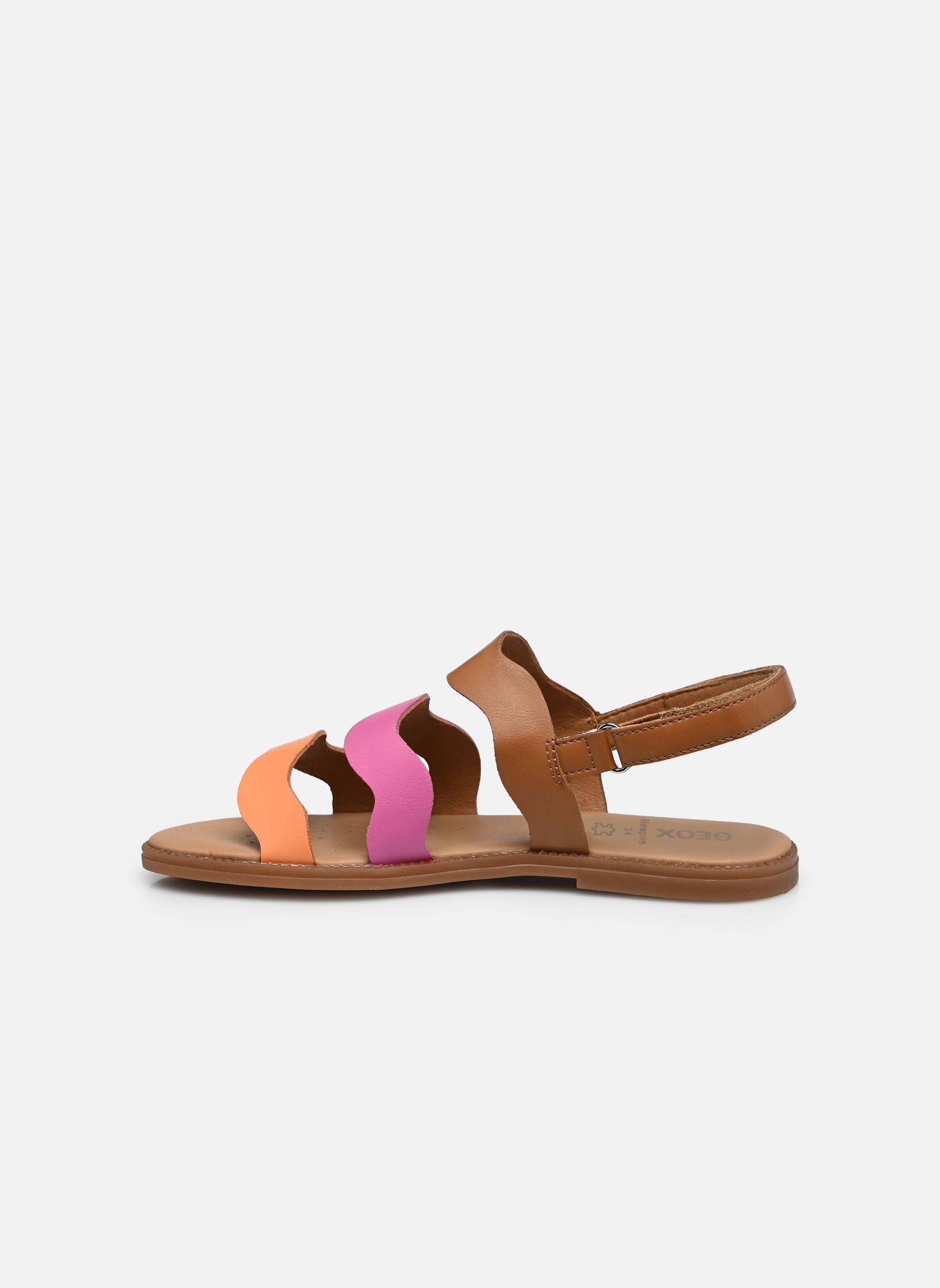 Sandales J Sandale Karly J6535F fille marron Geox Sandales J Sandale Karly J6535F fille marron Cognac