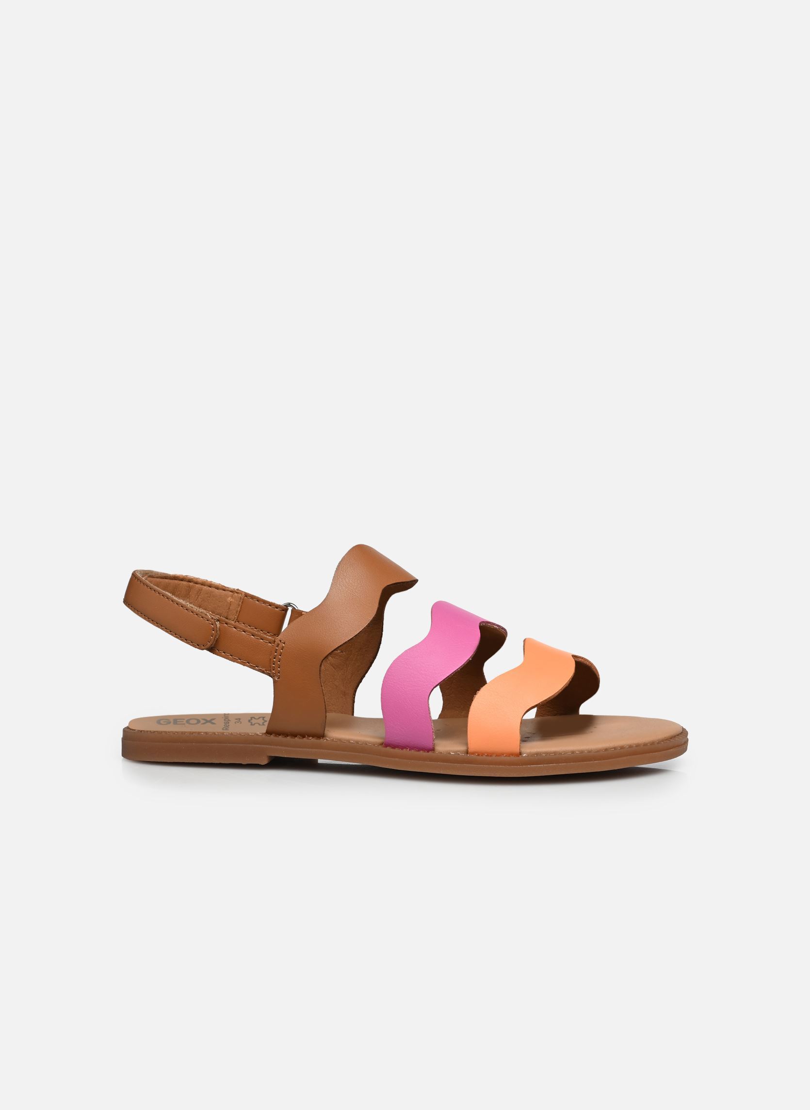 Sandales J Sandale Karly J6535F fille marron Geox Sandales J Sandale Karly J6535F fille marron Cognac