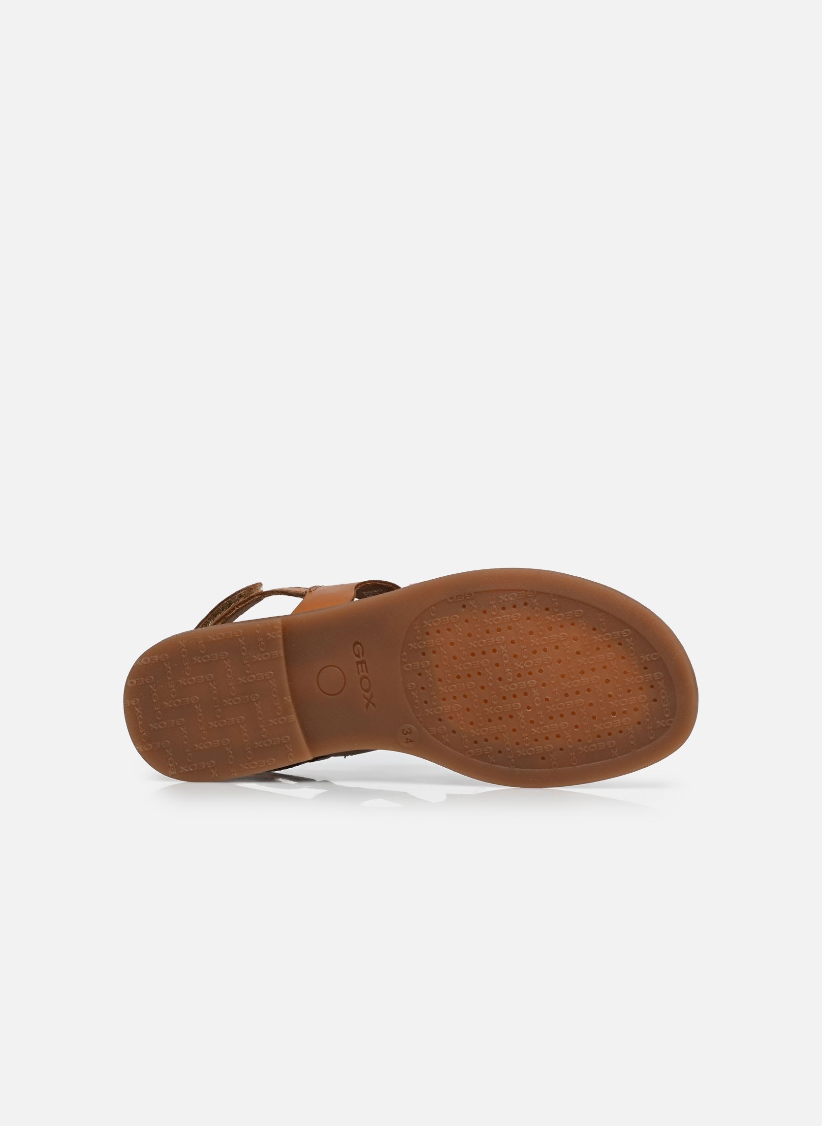 Sandales J Sandale Karly J6535F fille marron Geox Sandales J Sandale Karly J6535F fille marron Cognac