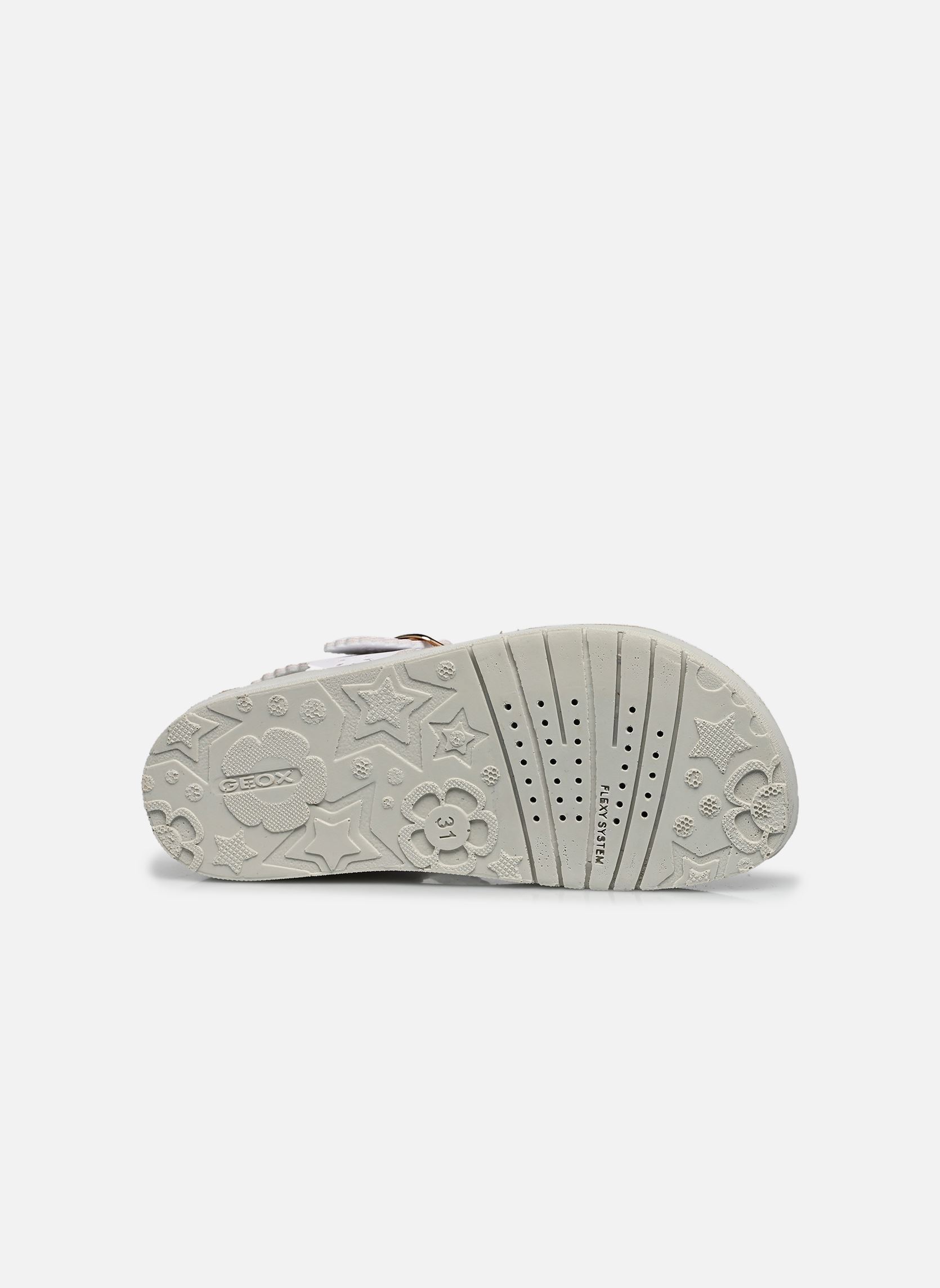 Sandales J Sandal Costarei Girl J65EAA fille blanc Geox Sandales J Sandal Costarei Girl J65EAA fille blanc White