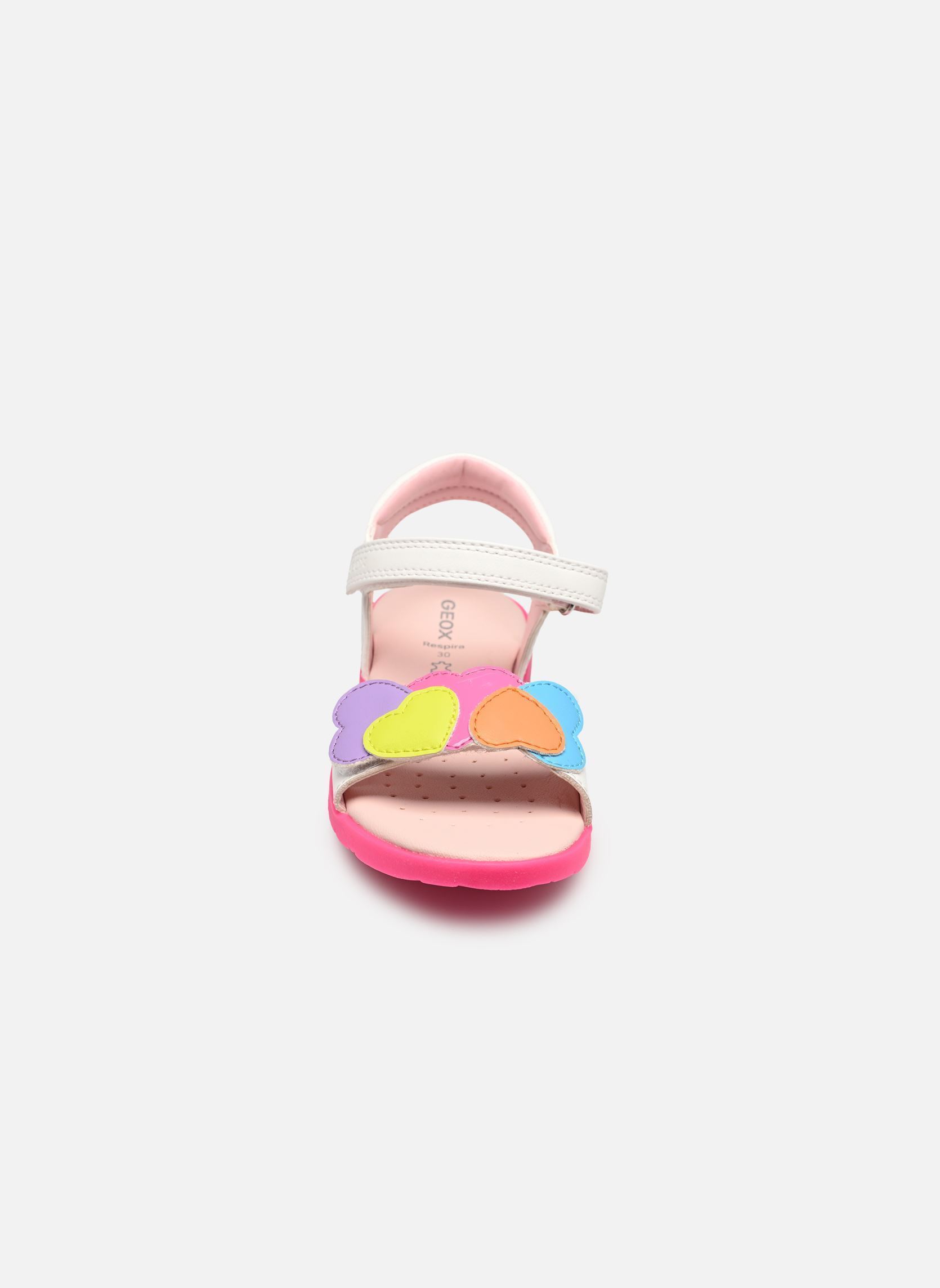 Sandales J Sandal Joyfoot Girl fille multicolore Geox Sandales J Sandal Joyfoot Girl fille multicolore White