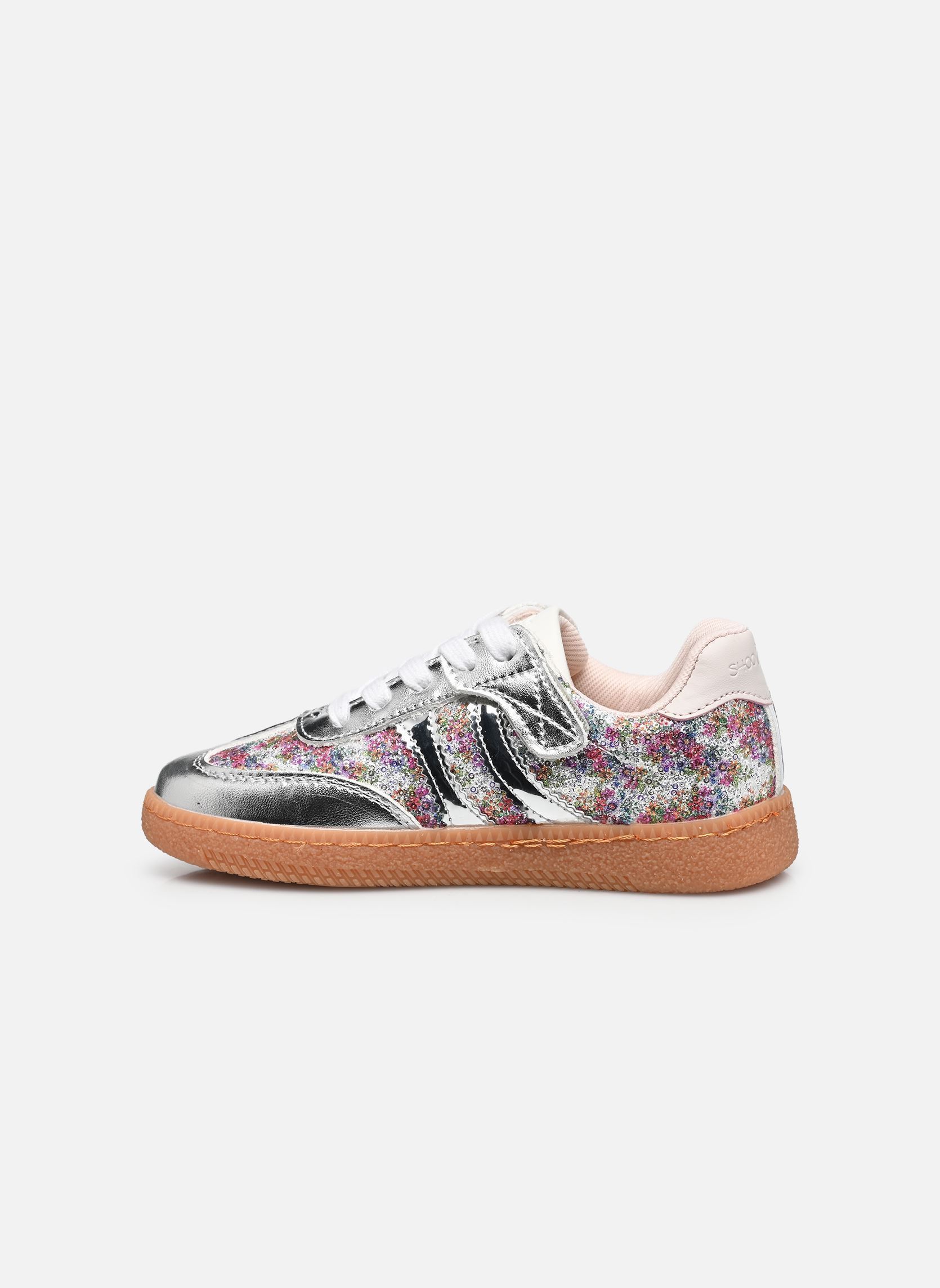 Baskets basses Yuzu Fast Lace fille argent Shoo Pom Baskets basses Yuzu Fast Lace fille argent Silver-Flo