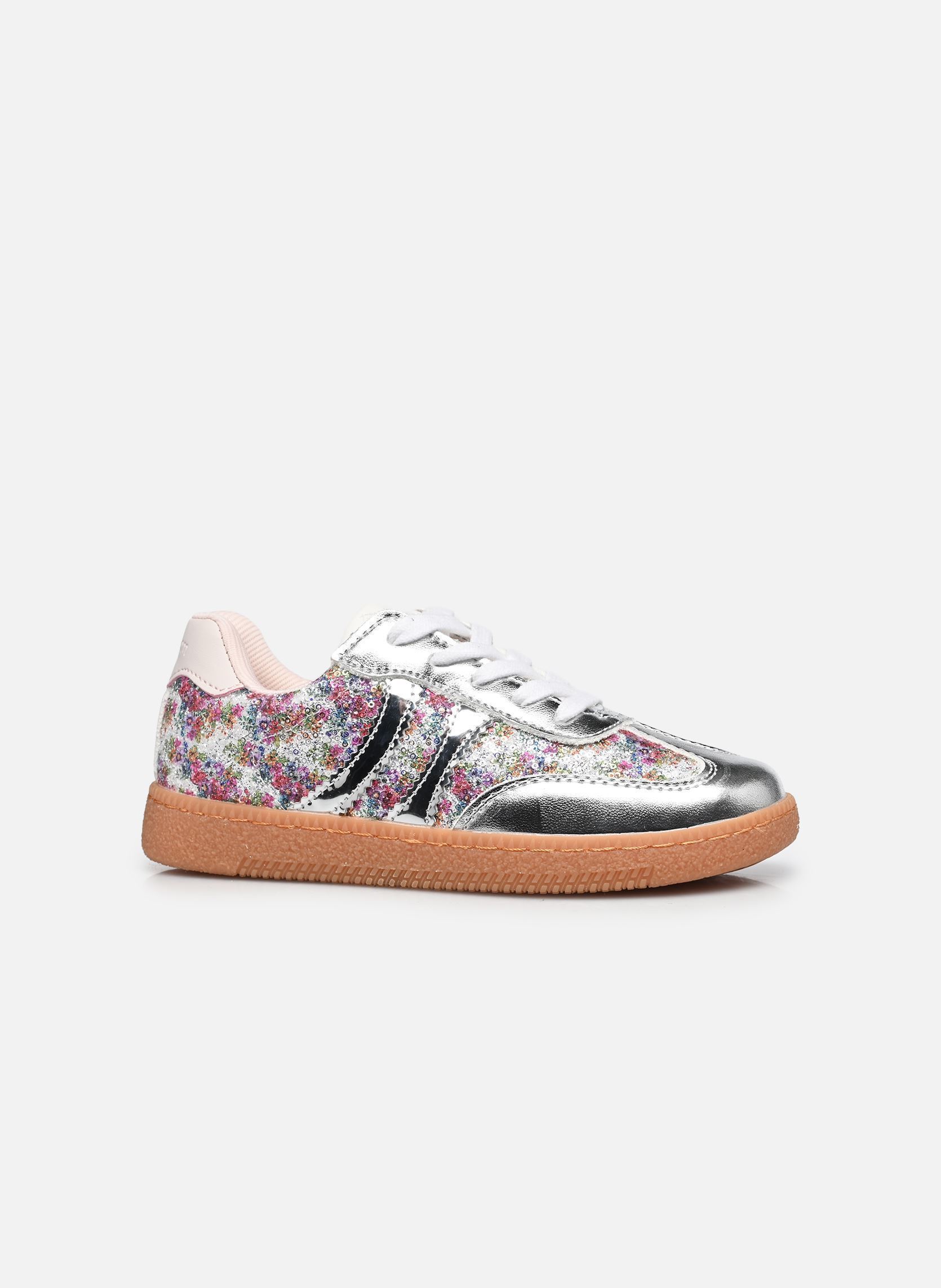 Baskets basses Yuzu Fast Lace fille argent Shoo Pom Baskets basses Yuzu Fast Lace fille argent Silver-Flo