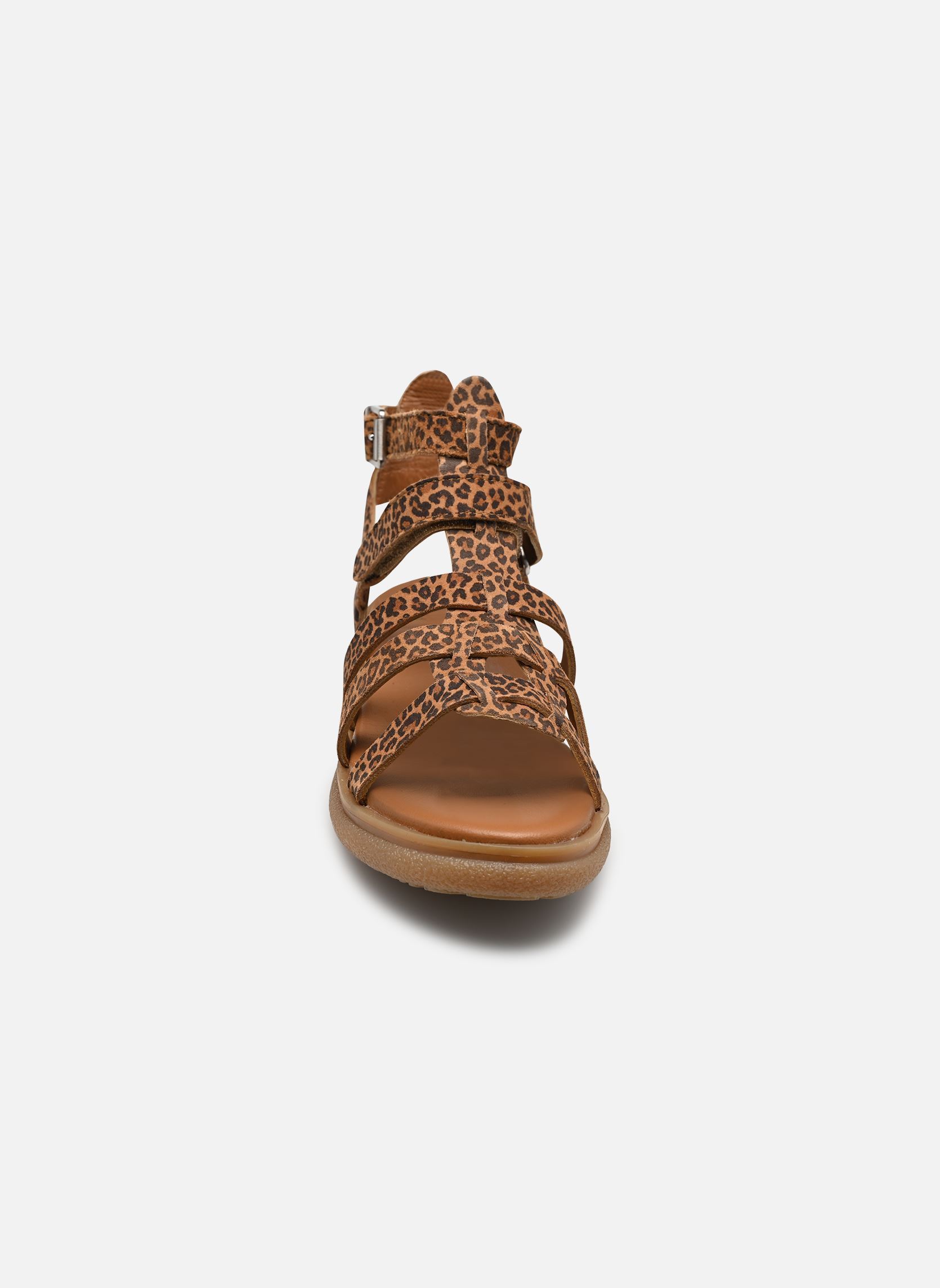 Sandales Maximus Top fille marron Shoo Pom Sandales Maximus Top fille marron LEOPARD CAMEL