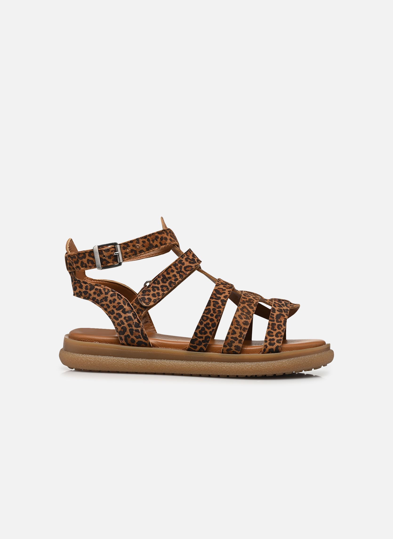 Sandales Maximus Top fille marron Shoo Pom Sandales Maximus Top fille marron LEOPARD CAMEL