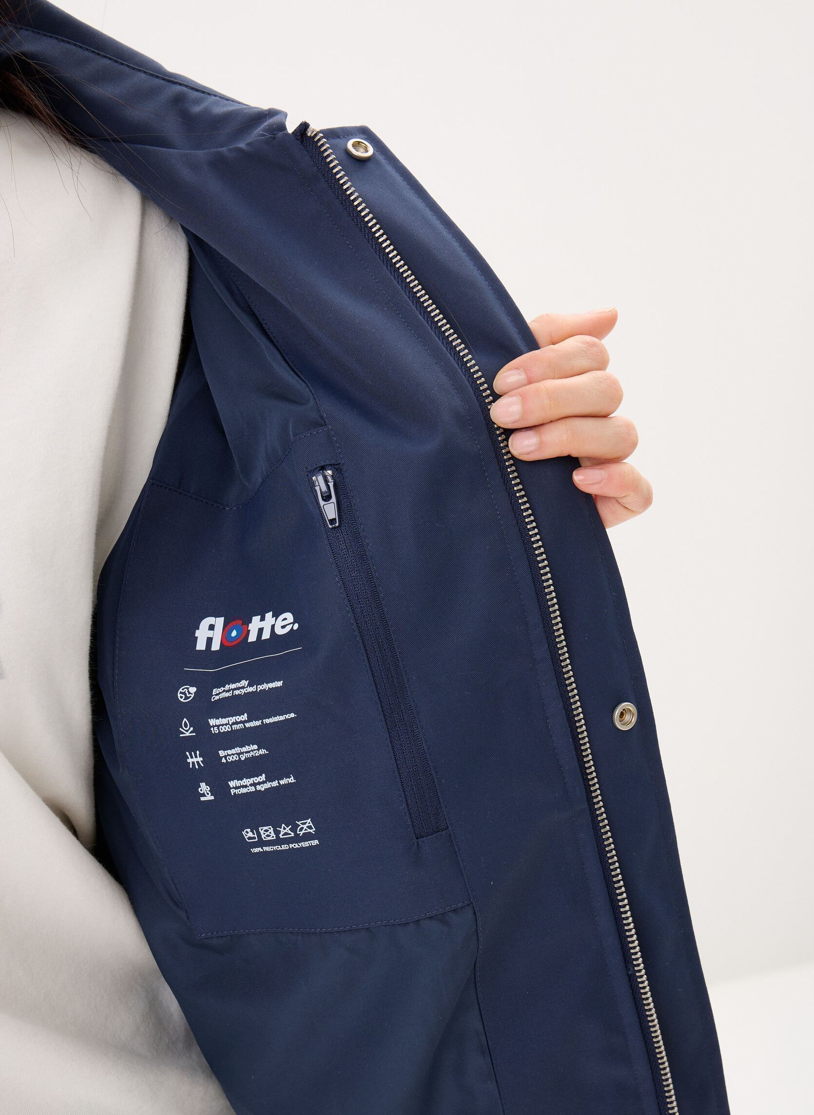 Bomberjacks Ambroise dames blauw FLOTTE Bomberjacks Ambroise dames blauw INDIGO