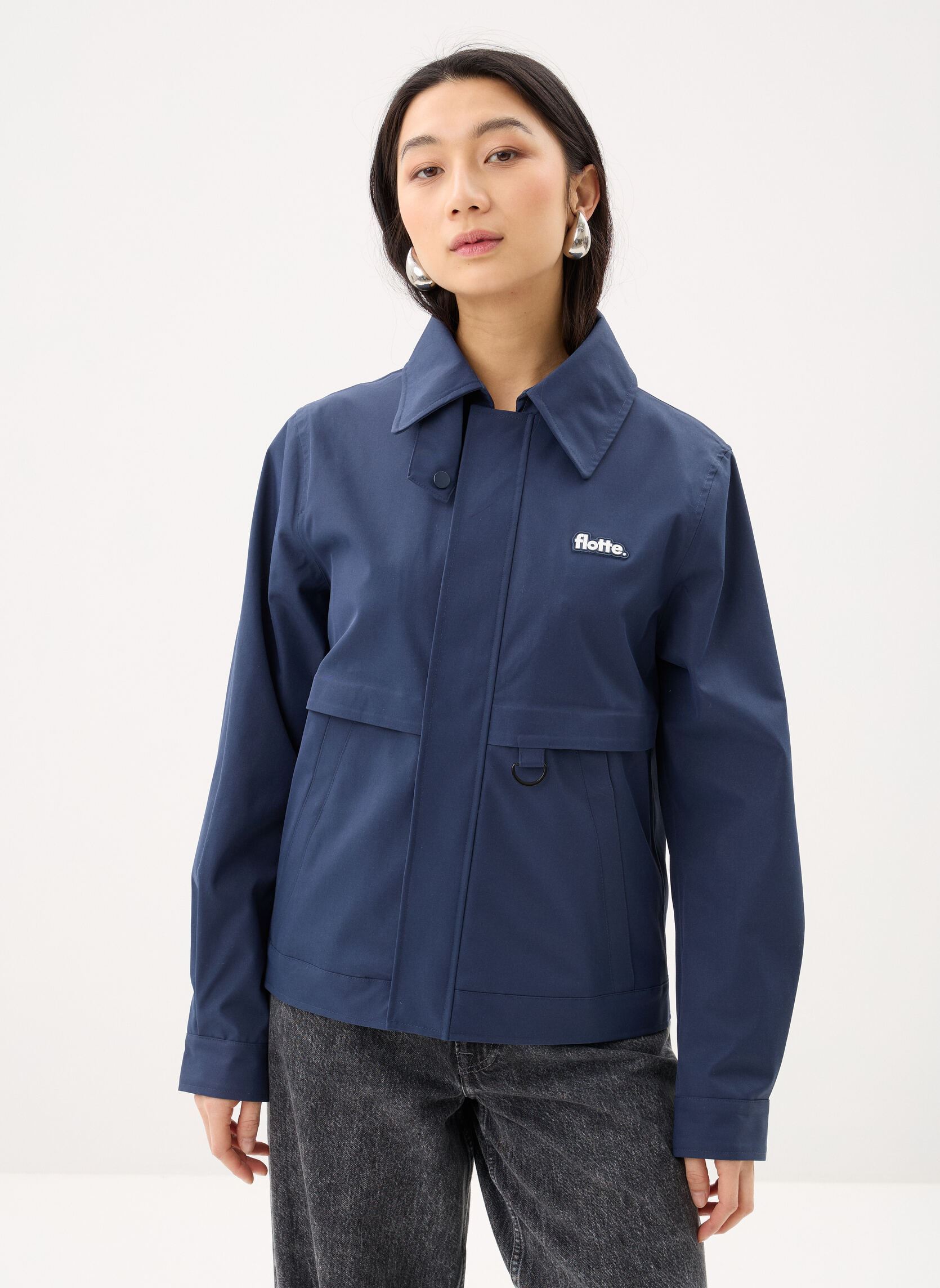 Bomberjacks Ambroise dames blauw FLOTTE Bomberjacks Ambroise dames blauw INDIGO