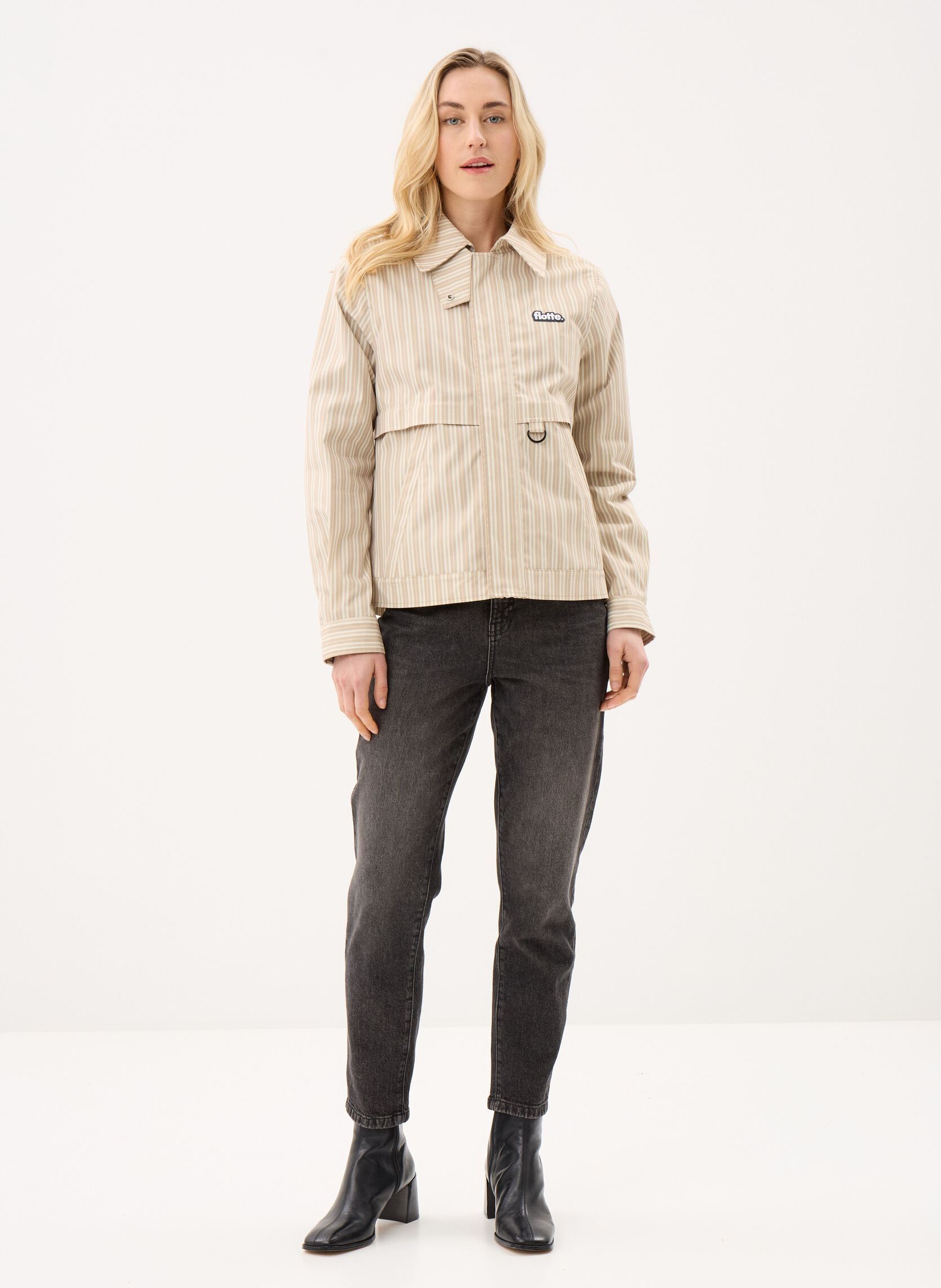 Bomberjacks Ambroise dames beige FLOTTE Bomberjacks Ambroise dames beige OXFORD BEIGE