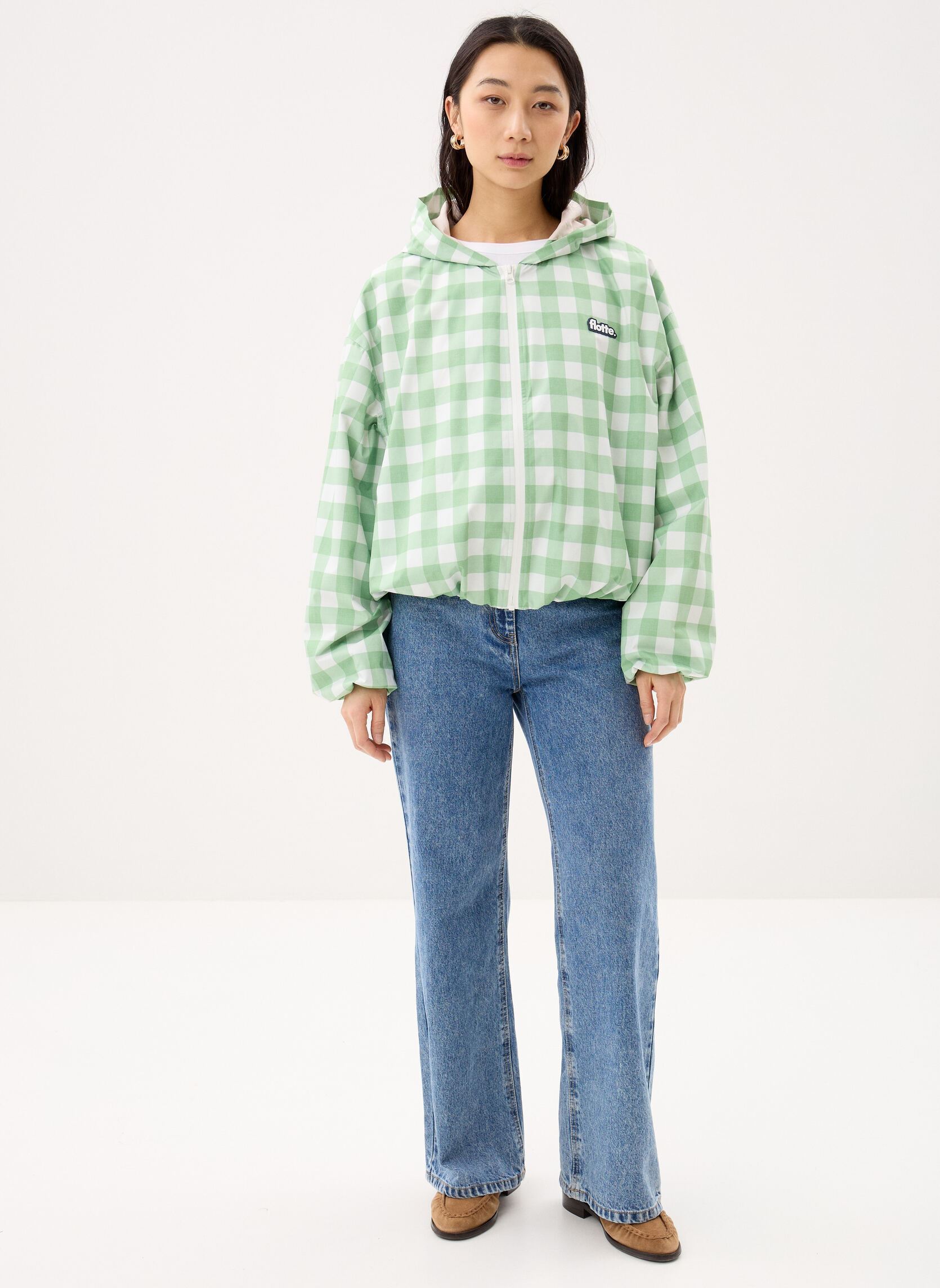 Regenjassen Darius dames wit FLOTTE Regenjassen Darius dames wit Vichy Vert