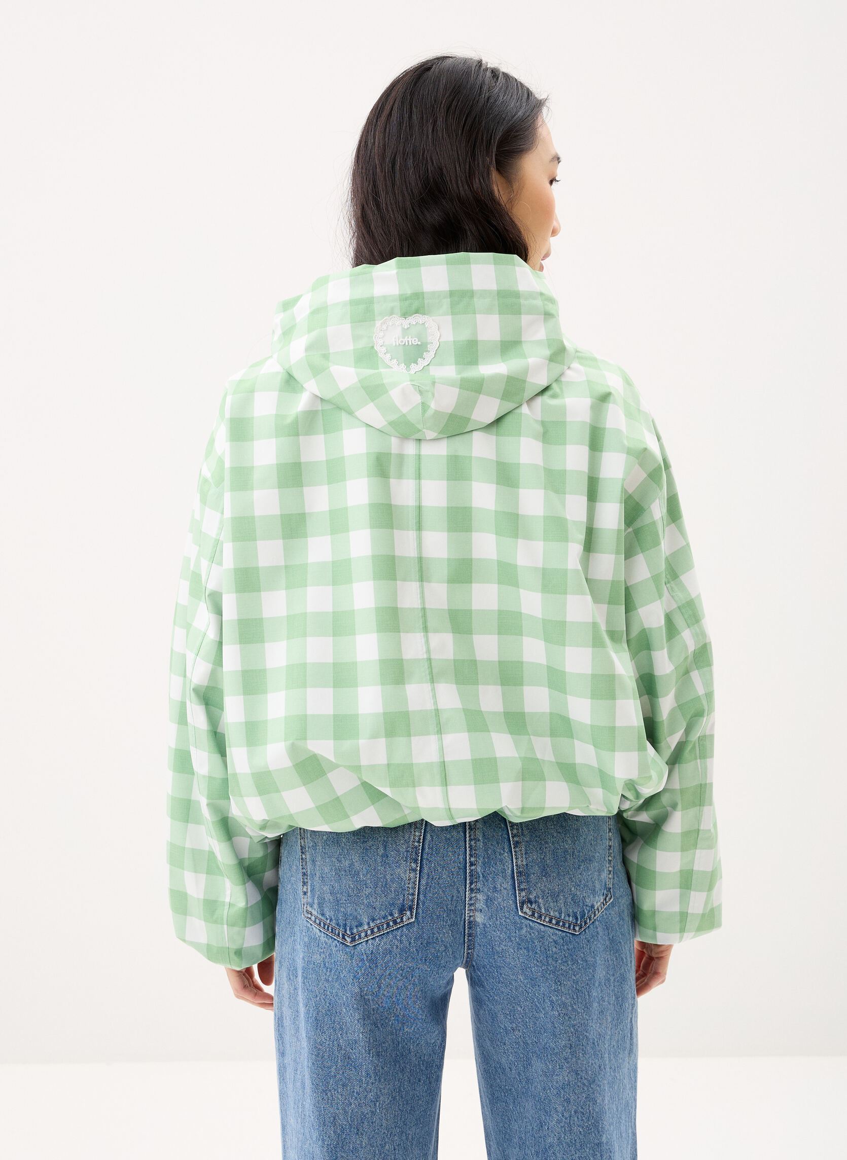 Regenjassen Darius dames wit FLOTTE Regenjassen Darius dames wit Vichy Vert