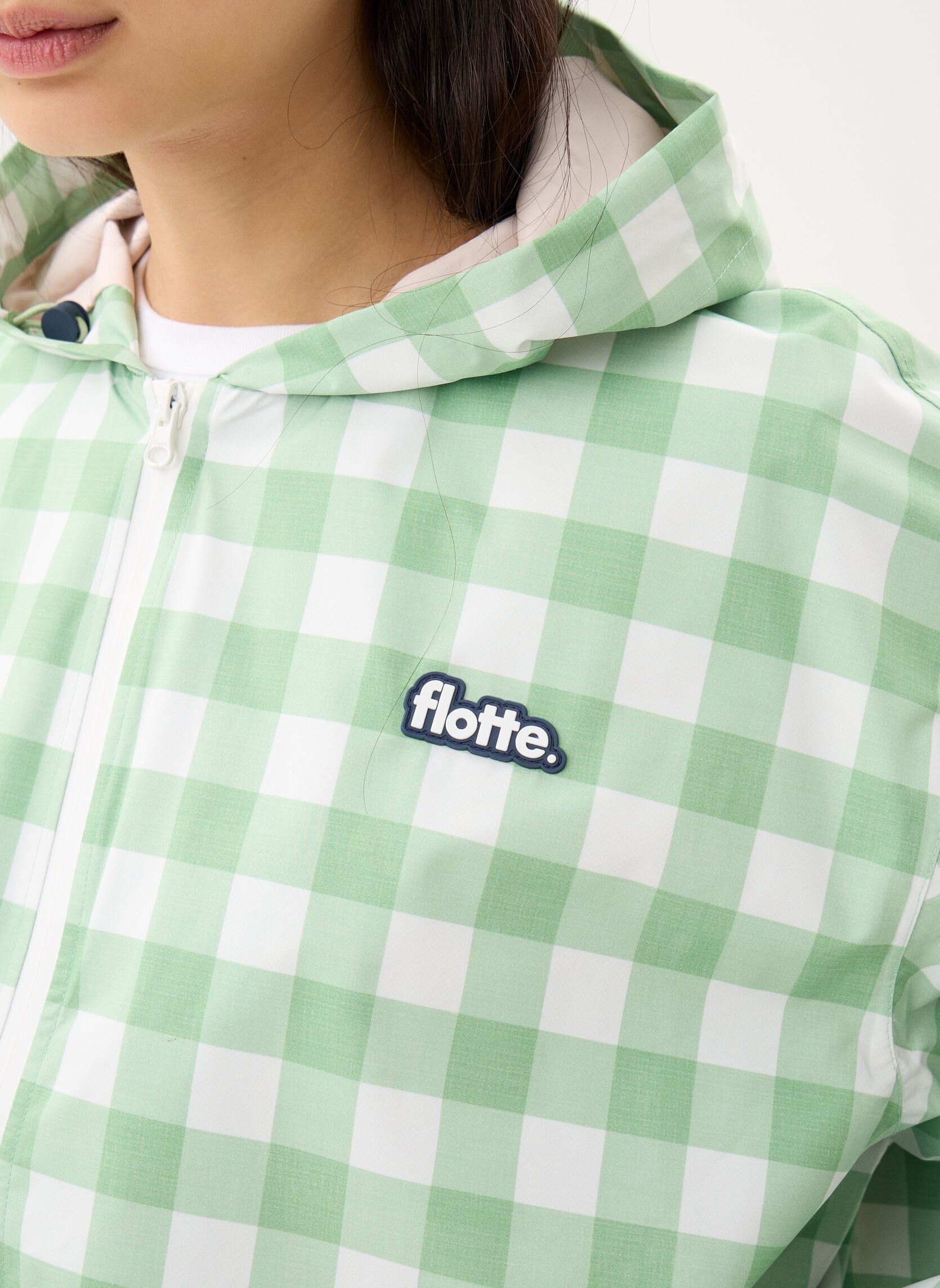 Regenjassen Darius dames wit FLOTTE Regenjassen Darius dames wit Vichy Vert