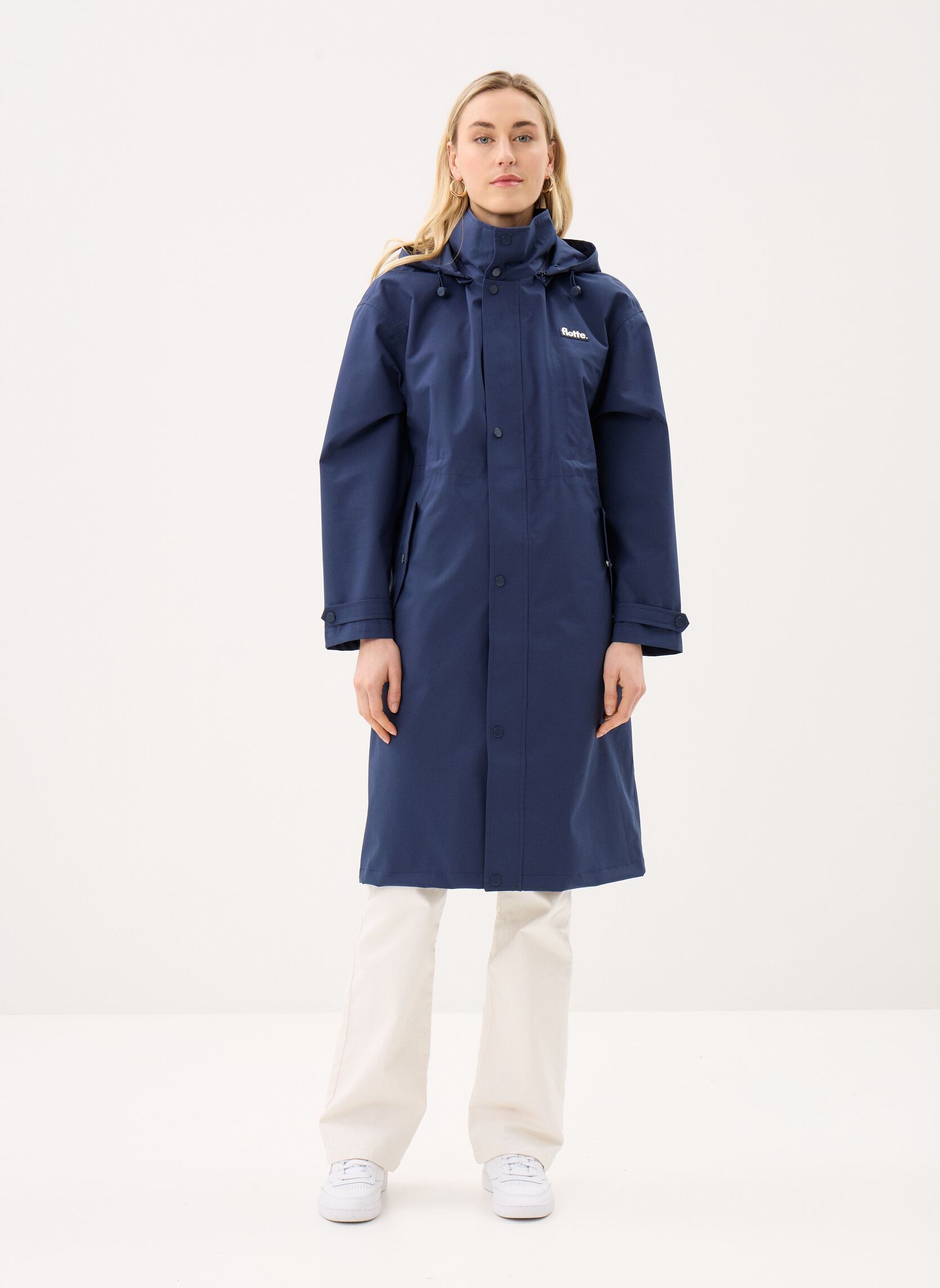 Vestes imperméable Solferino femme bleu FLOTTE Vestes imperméable Solferino femme bleu INDIGO