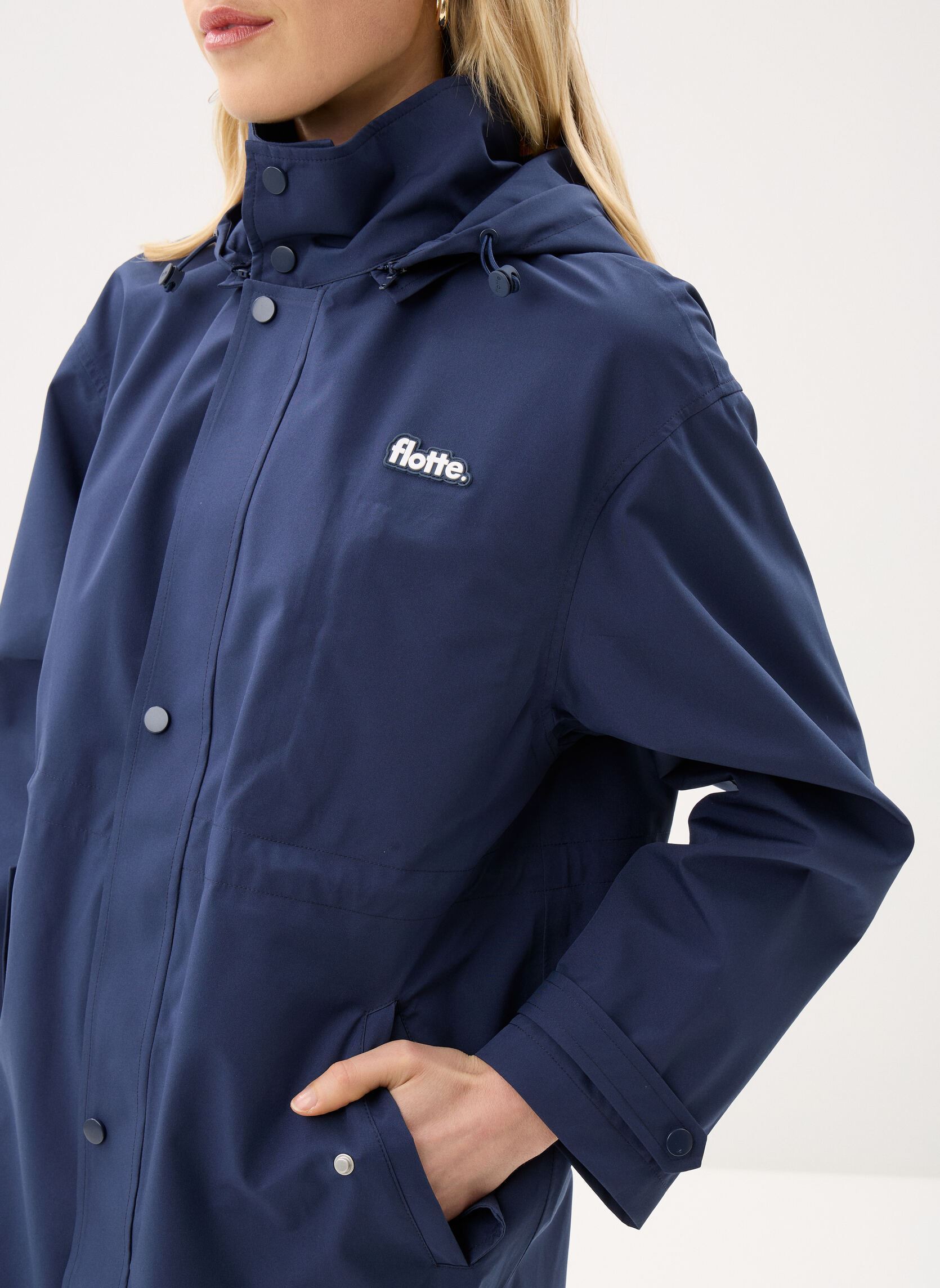 Vestes imperméable Solferino femme bleu FLOTTE Vestes imperméable Solferino femme bleu INDIGO