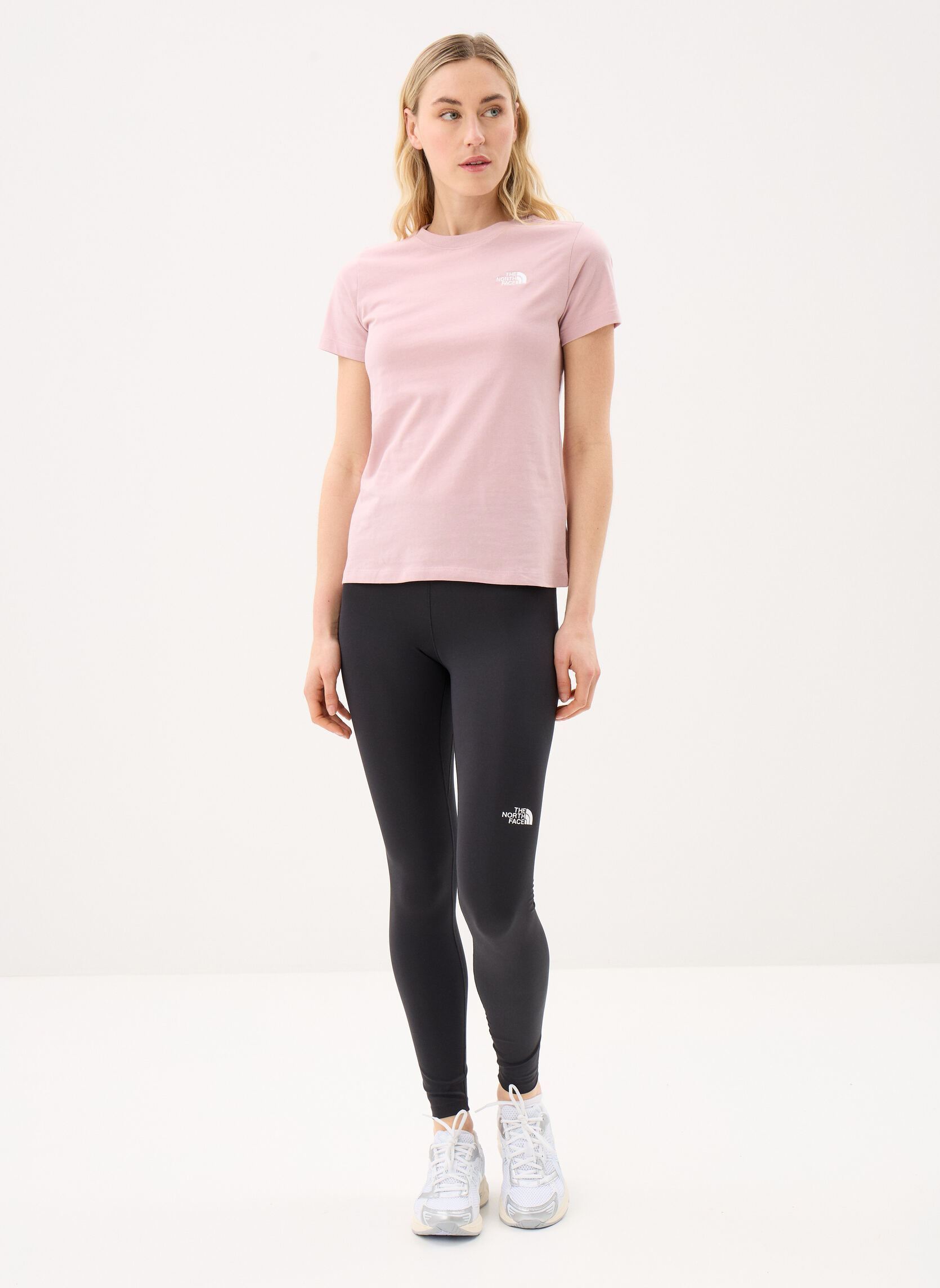 Tee-shirts W Evo Sd Slm Ss Tee femme rose The North Face Tee-shirts W Evo Sd Slm Ss Tee femme rose METAL PINK