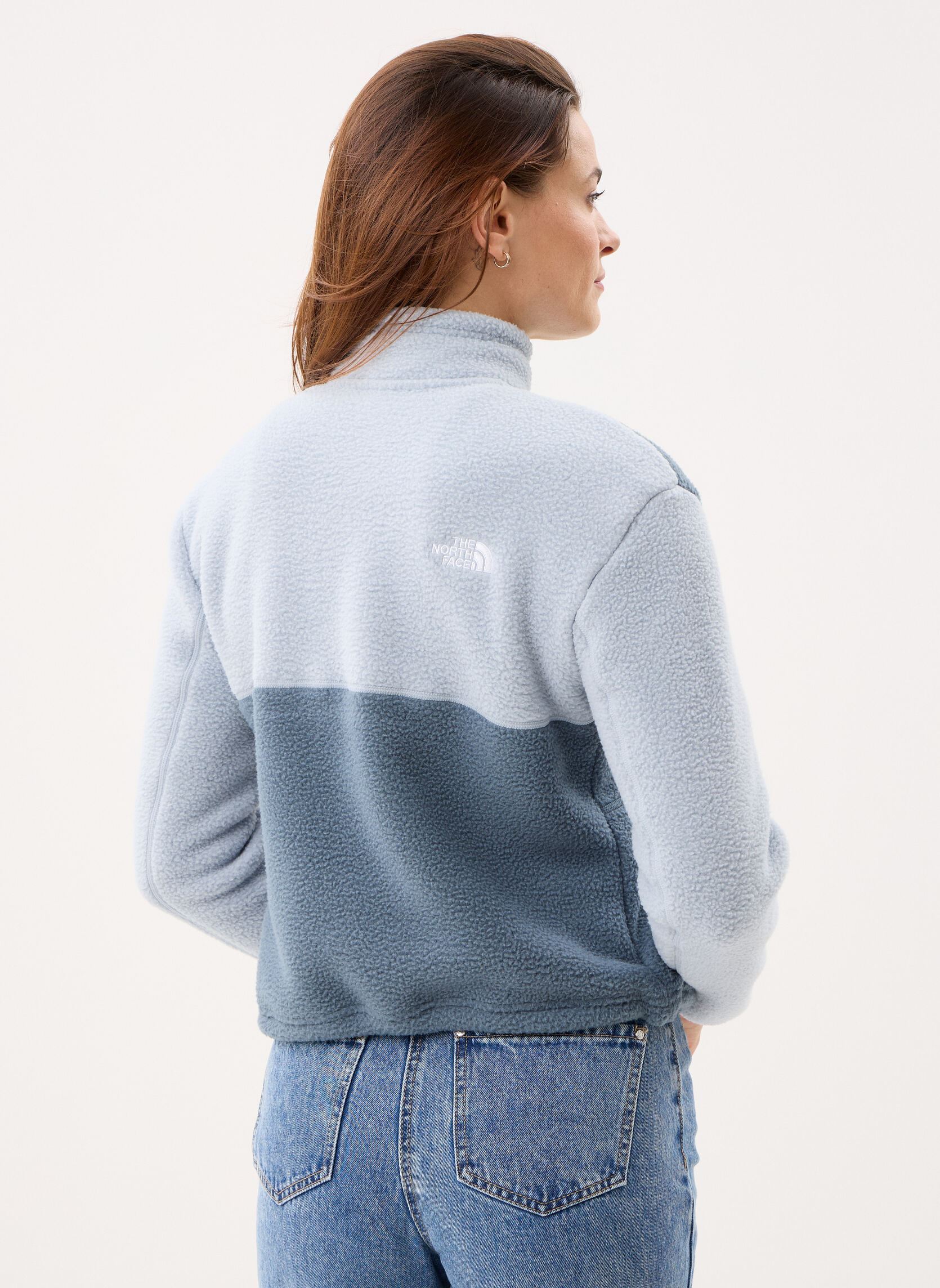 Fleece-Jacken W Yumiori 1/4 Zip damen grau The North Face Fleece-Jacken W Yumiori 1/4 Zip damen grau GRANITE GREY/FR