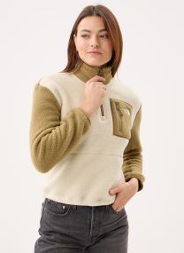 Fleece-Jacken W Yumiori 1/4 Zip damen weiß The North Face Fleece-Jacken W Yumiori 1/4 Zip damen weiß DESERT STONE/CE