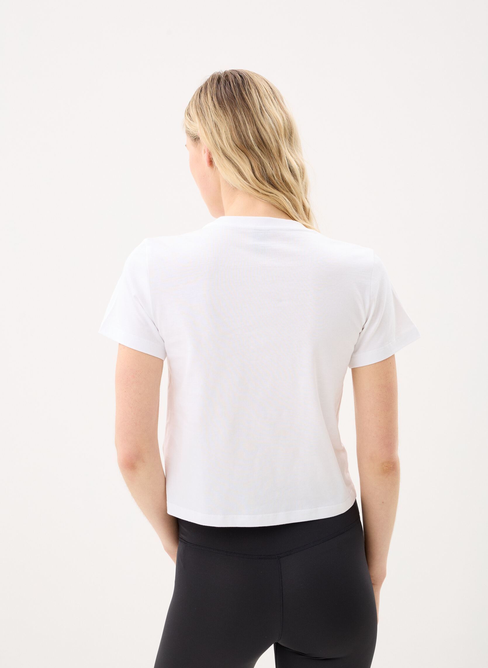 Tee-shirts W Ess Rg Ss Cutie Tee femme blanc The North Face Tee-shirts W Ess Rg Ss Cutie Tee femme blanc TNF WHITE