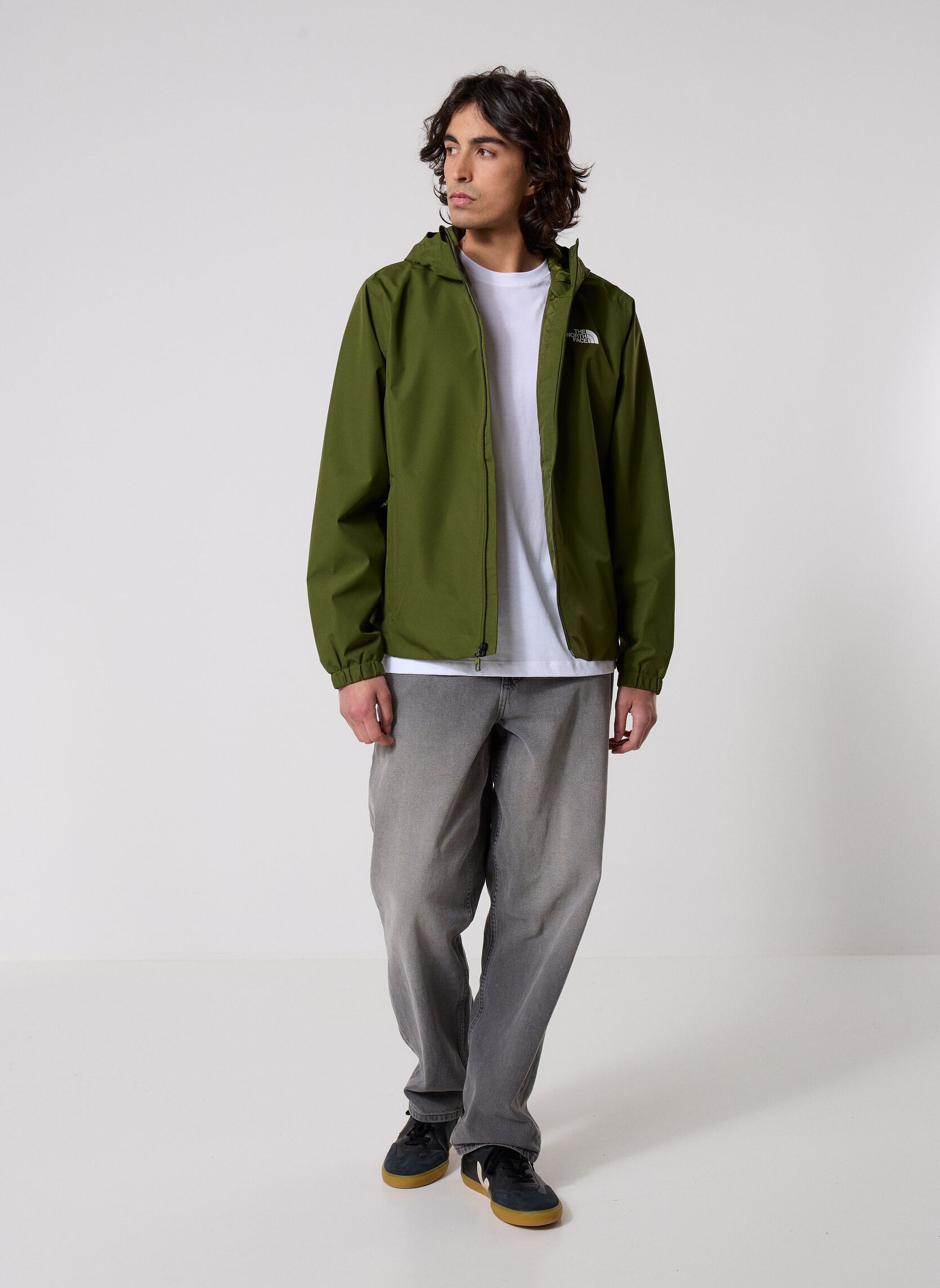 Waterdichte jassen M Quest Mono Jacket heren groen The North Face Waterdichte jassen M Quest Mono Jacket heren groen WOODLAND GREEN