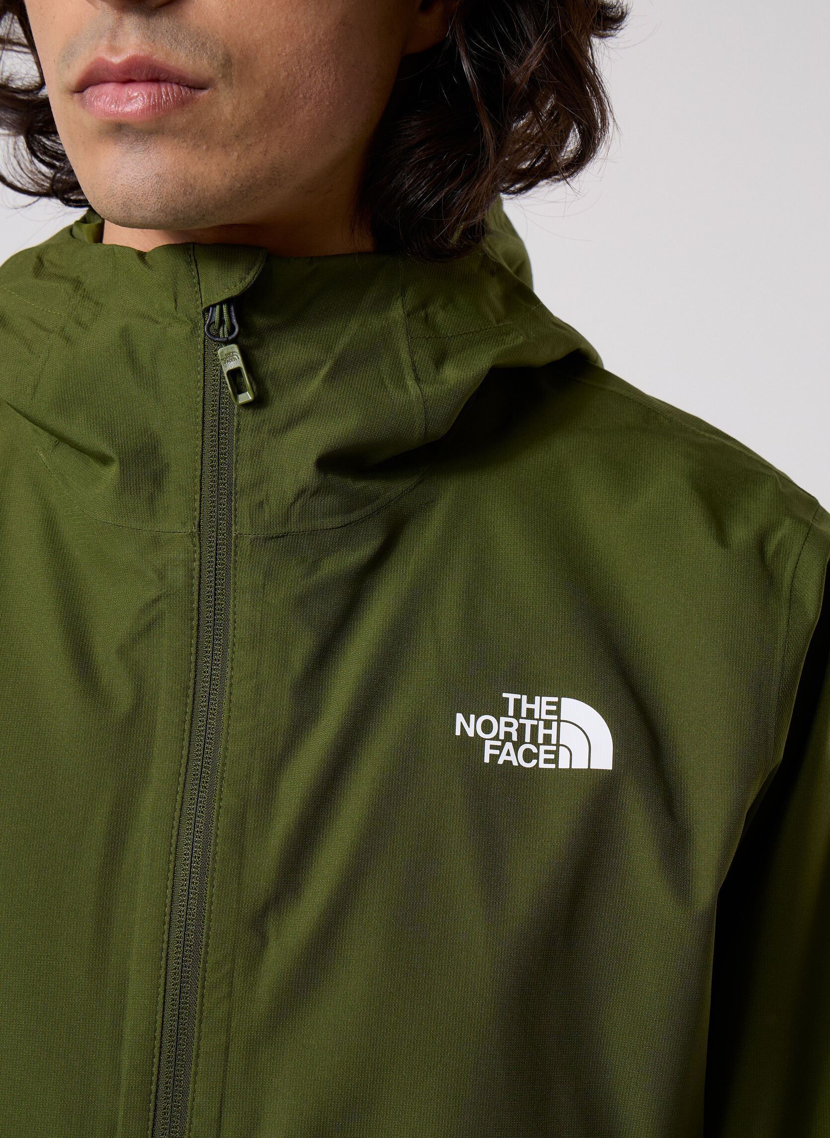 Waterdichte jassen M Quest Mono Jacket heren groen The North Face Waterdichte jassen M Quest Mono Jacket heren groen WOODLAND GREEN