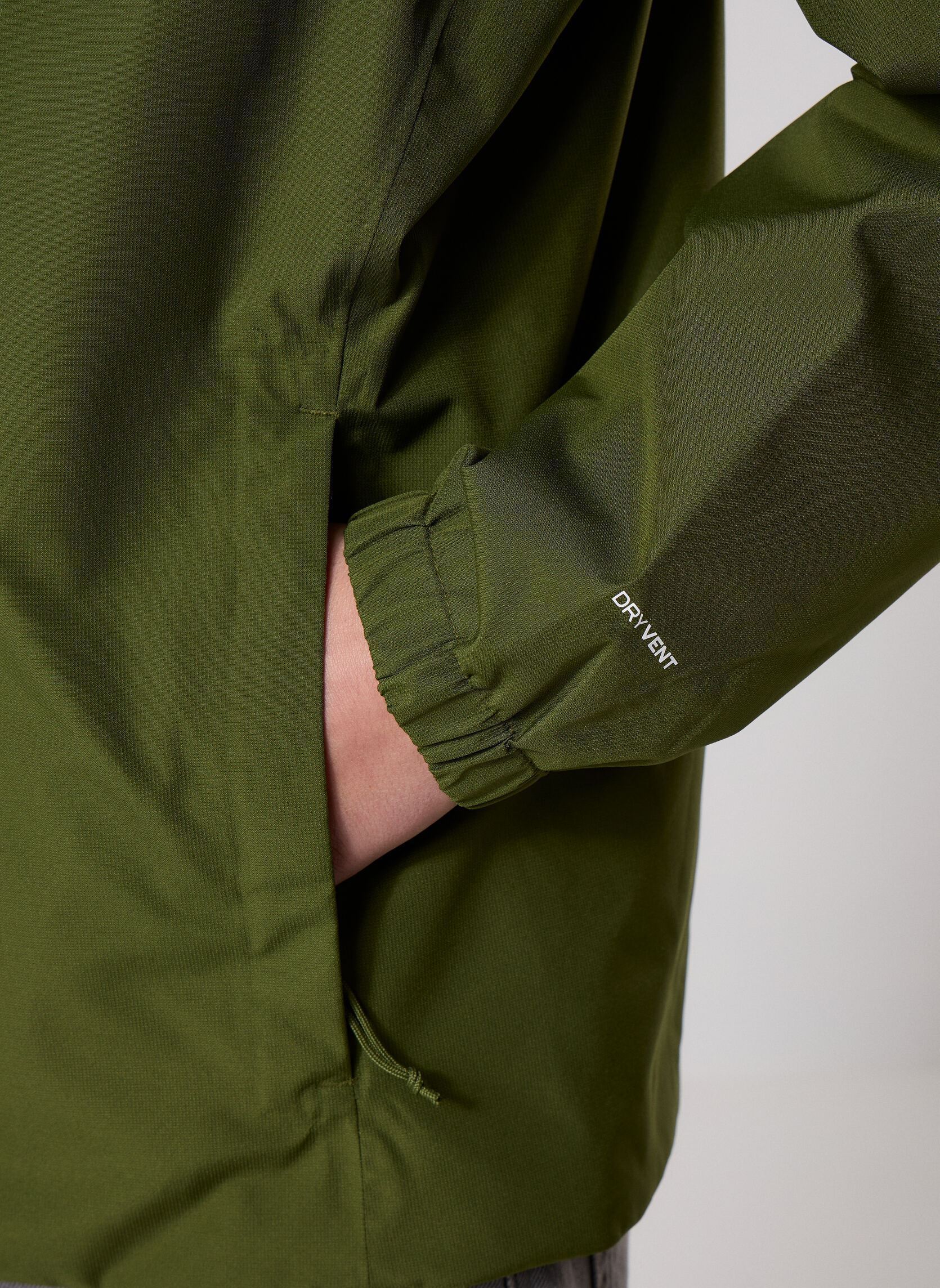 Waterdichte jassen M Quest Mono Jacket heren groen The North Face Waterdichte jassen M Quest Mono Jacket heren groen WOODLAND GREEN