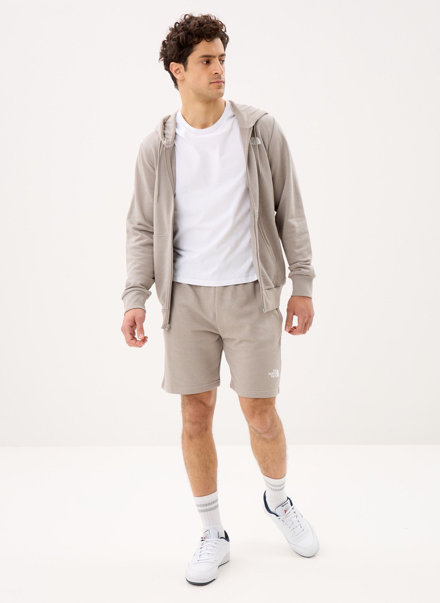 Sweats zippés M Sd Light Reg Fz Hd homme beige The North Face Sweats zippés M Sd Light Reg Fz Hd homme beige STONE SLAB