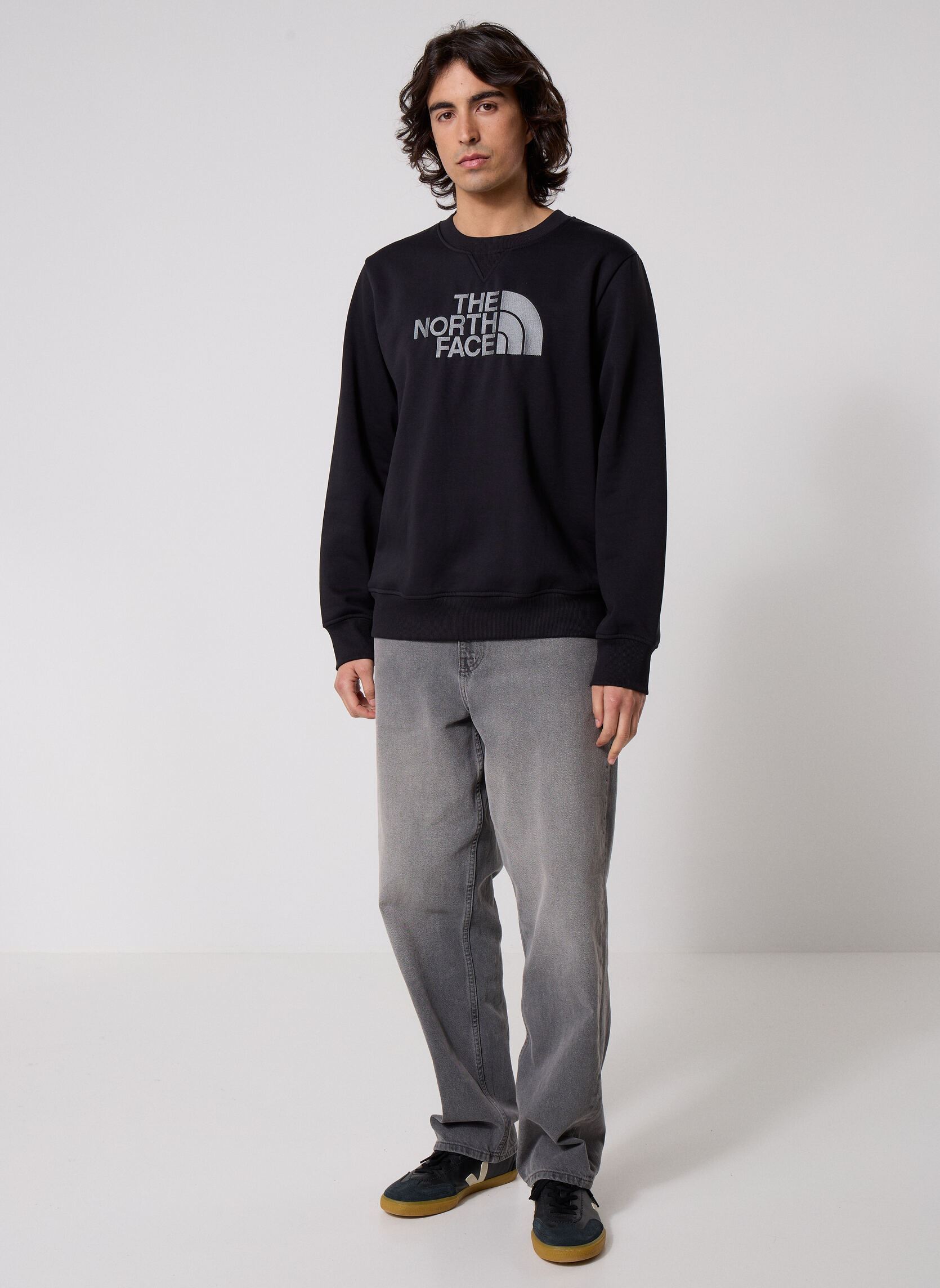Sweats M Drew Peak Rg Crew homme noir The North Face Sweats M Drew Peak Rg Crew homme noir TNF BLACK