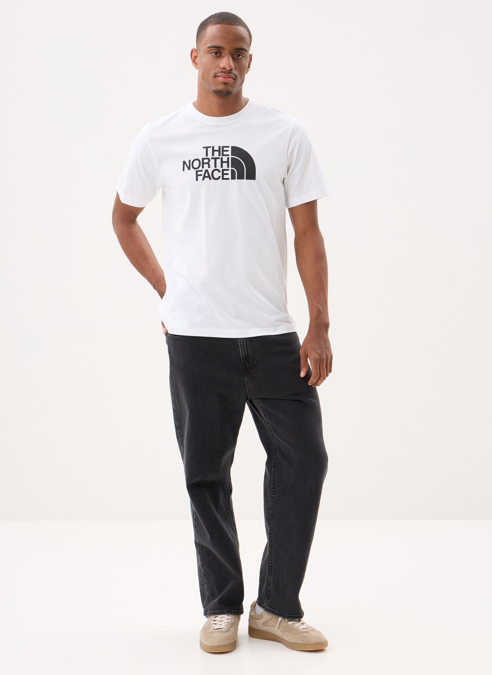Tee-shirts M Evo Hlf Dme Reg Ss T homme blanc The North Face Tee-shirts M Evo Hlf Dme Reg Ss T homme blanc TNF WHT/TNF BLK