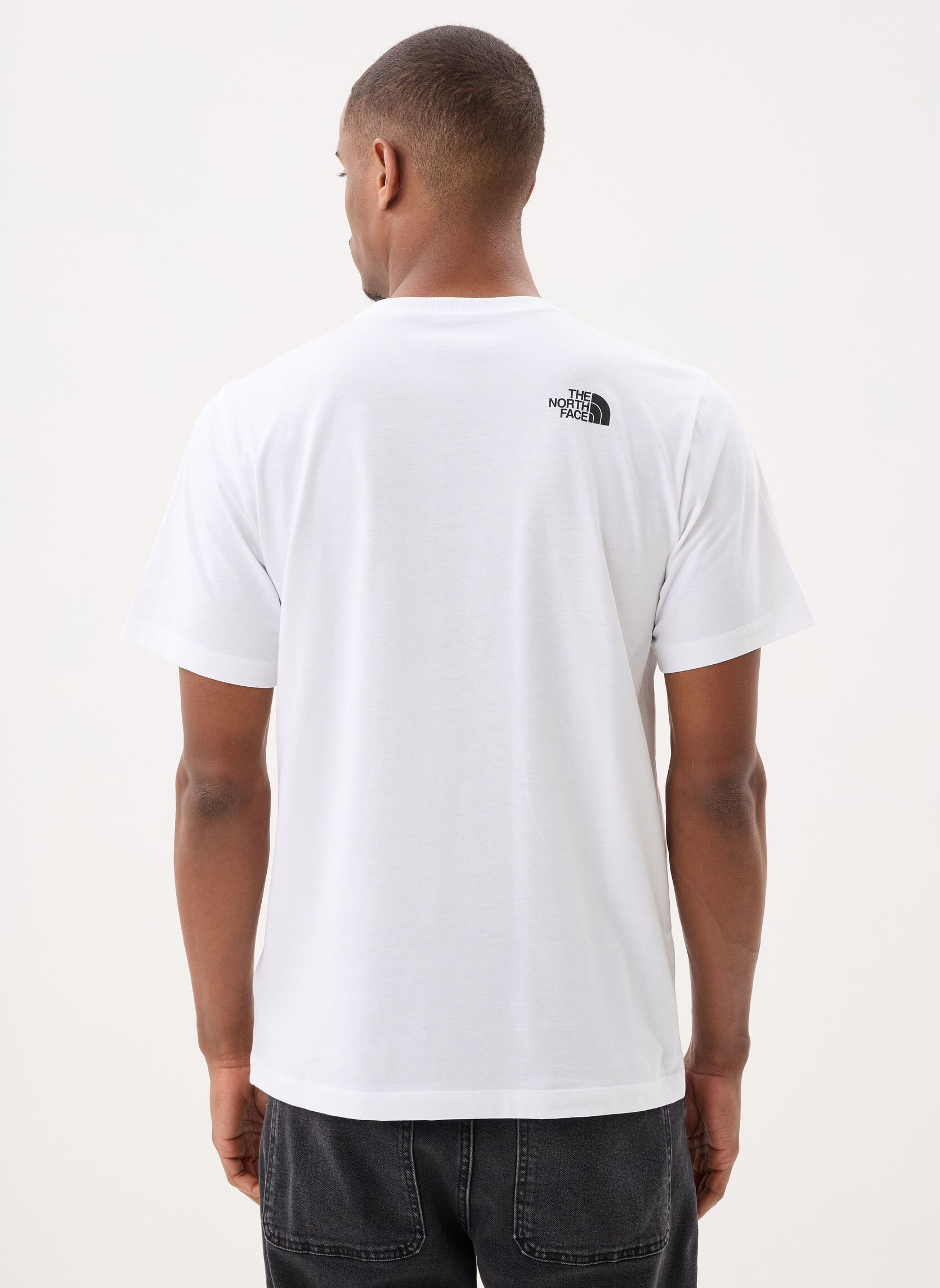 Tee-shirts M Evo Hlf Dme Reg Ss T homme blanc The North Face Tee-shirts M Evo Hlf Dme Reg Ss T homme blanc TNF WHT/TNF BLK