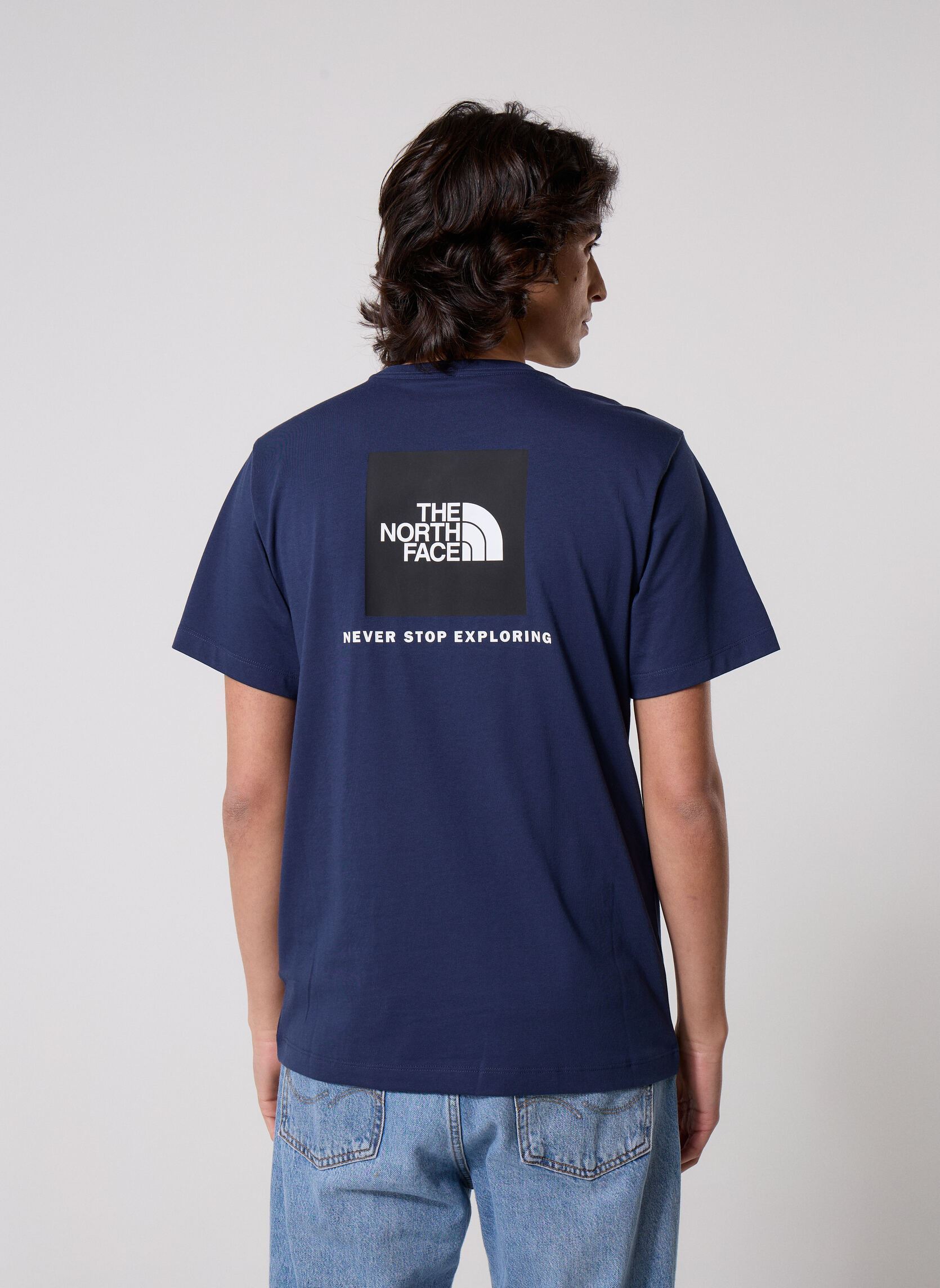 Kurzarm-T-Shirts M Evo Box Nse Reg Ss T herren blau The North Face Kurzarm-T-Shirts M Evo Box Nse Reg Ss T herren blau SUMMIT NAVY