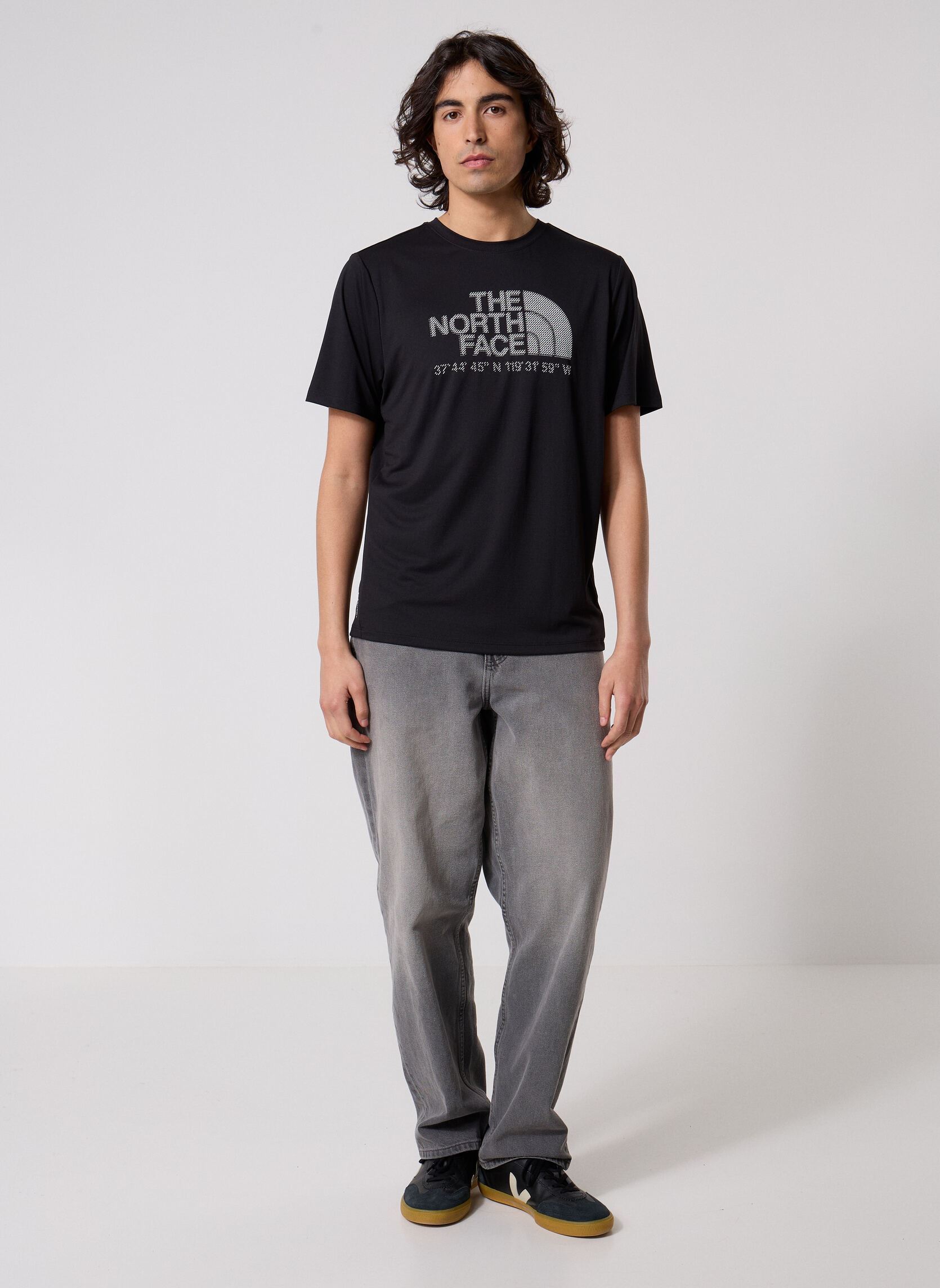 Kurzarm-T-Shirts M 24/7 S/S Tee Logo Gra herren schwarz The North Face Kurzarm-T-Shirts M 24/7 S/S Tee Logo Gra herren schwarz TNF BLACK