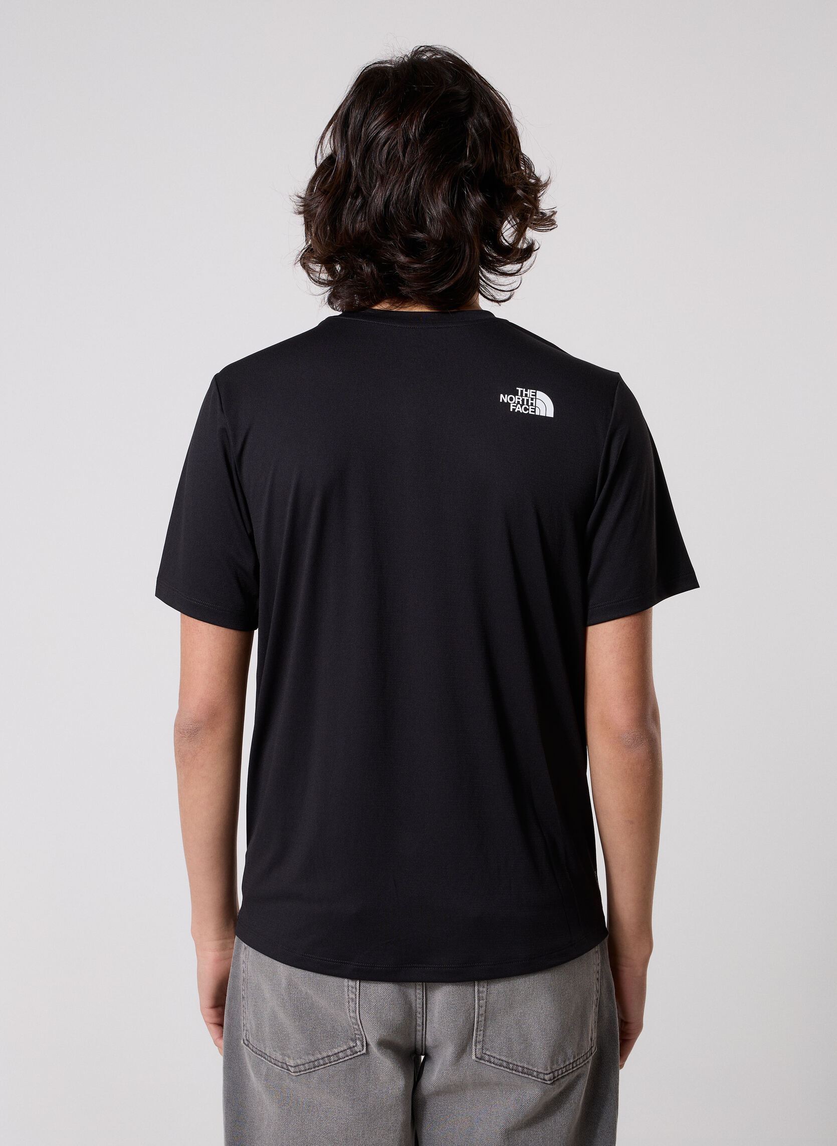 Kurzarm-T-Shirts M 24/7 S/S Tee Logo Gra herren schwarz The North Face Kurzarm-T-Shirts M 24/7 S/S Tee Logo Gra herren schwarz TNF BLACK