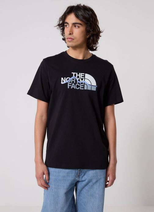 The North Face Tee-shirts manches courtes M Mnt Line Rg Ss Tee homme noir