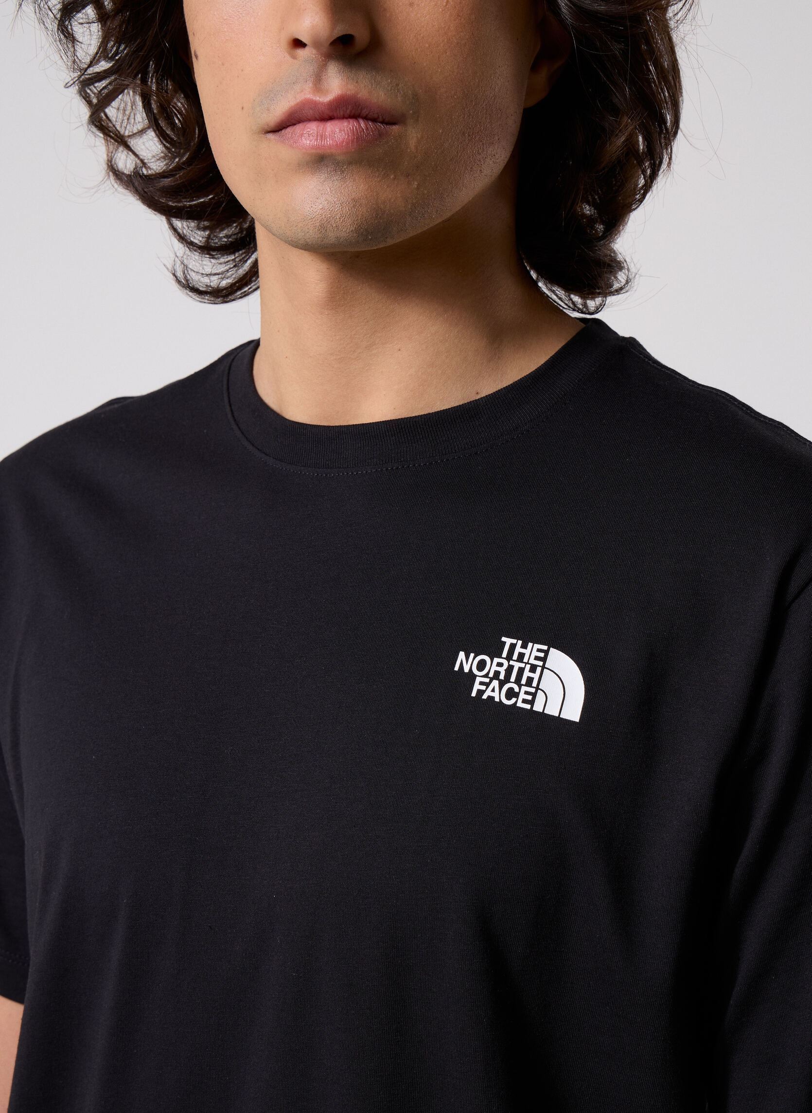 Tee-shirts manches courtes M Vertical Regular Shor homme noir The North Face Tee-shirts manches courtes M Vertical Regular Shor homme noir TNF BLACK
