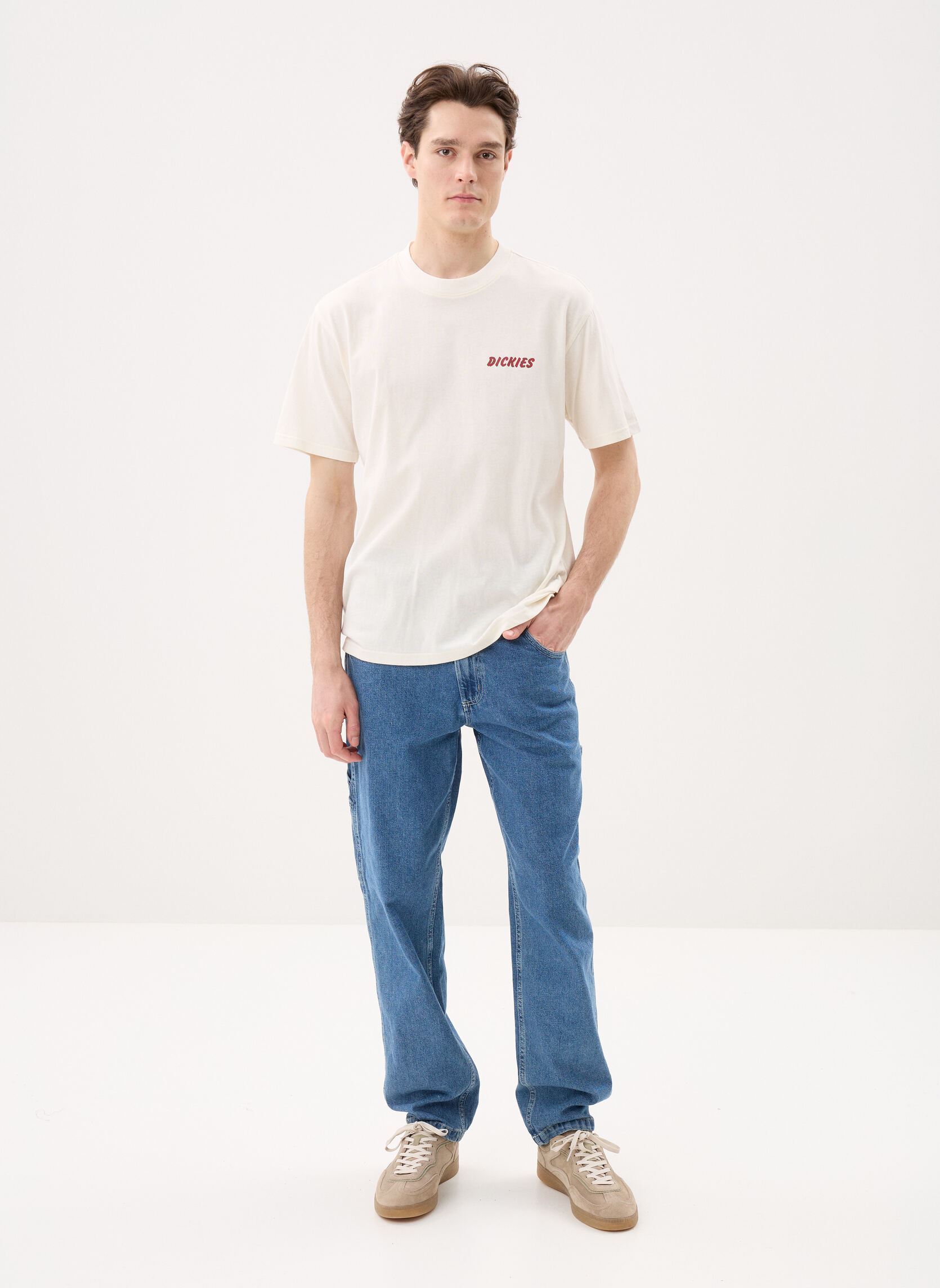 T-shirts met korte mouwen Dry Ridge Ss Tee heren wit Dickies T-shirts met korte mouwen Dry Ridge Ss Tee heren wit EGRET