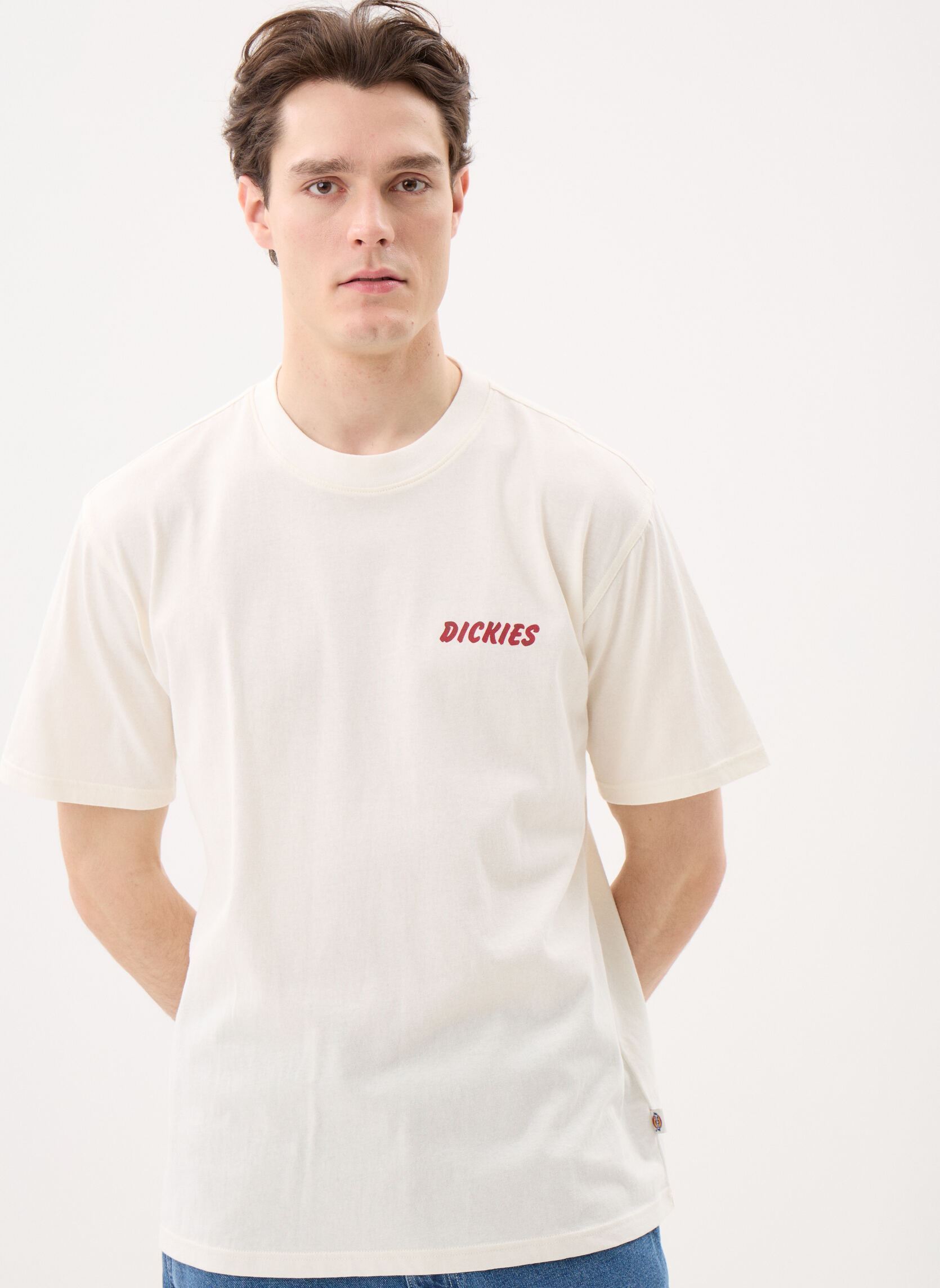 T-shirts met korte mouwen Dry Ridge Ss Tee heren wit Dickies T-shirts met korte mouwen Dry Ridge Ss Tee heren wit EGRET