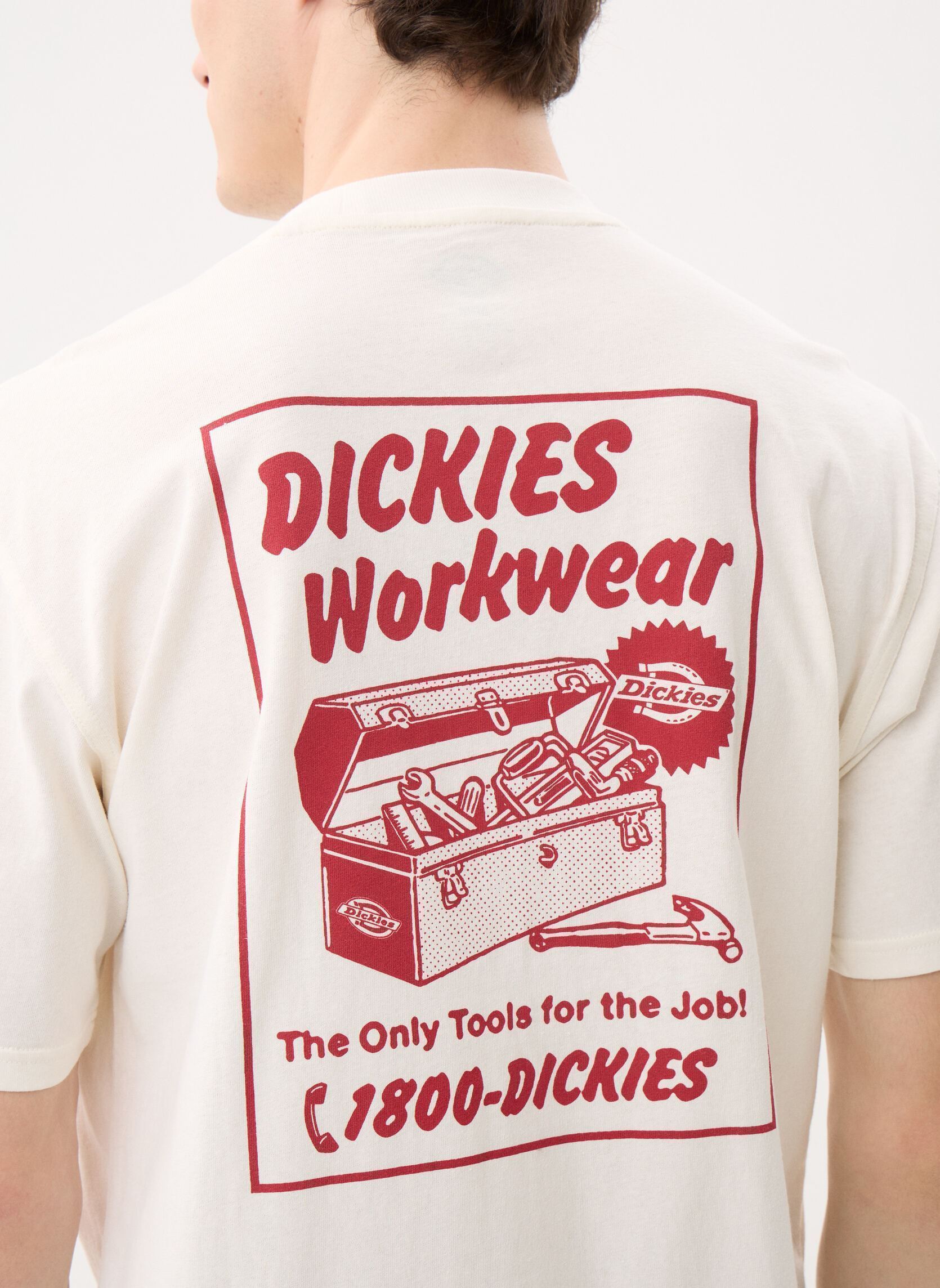T-shirts met korte mouwen Dry Ridge Ss Tee heren wit Dickies T-shirts met korte mouwen Dry Ridge Ss Tee heren wit EGRET