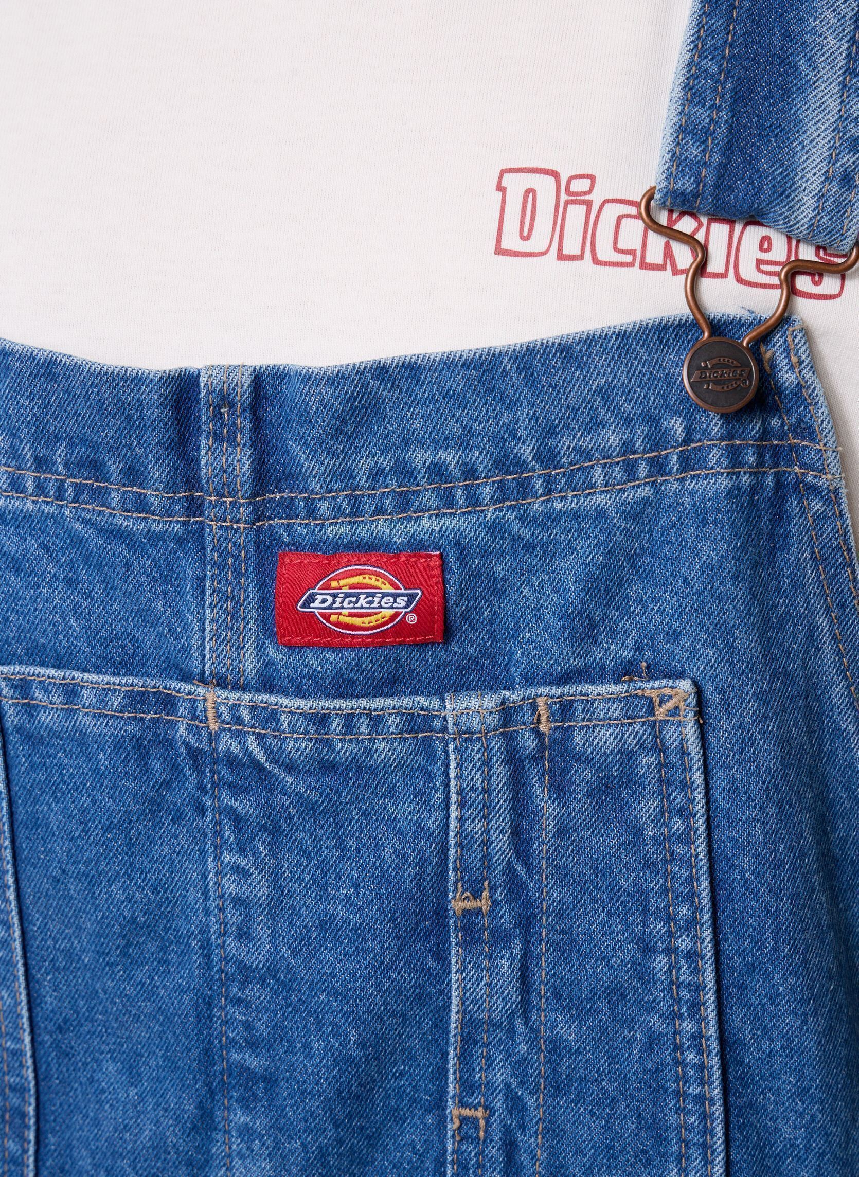 Pantalons Loose Denim Bib homme bleu Dickies Pantalons Loose Denim Bib homme bleu CLASSIC BLUE