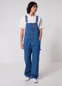 Pantalons Loose Denim Bib homme bleu