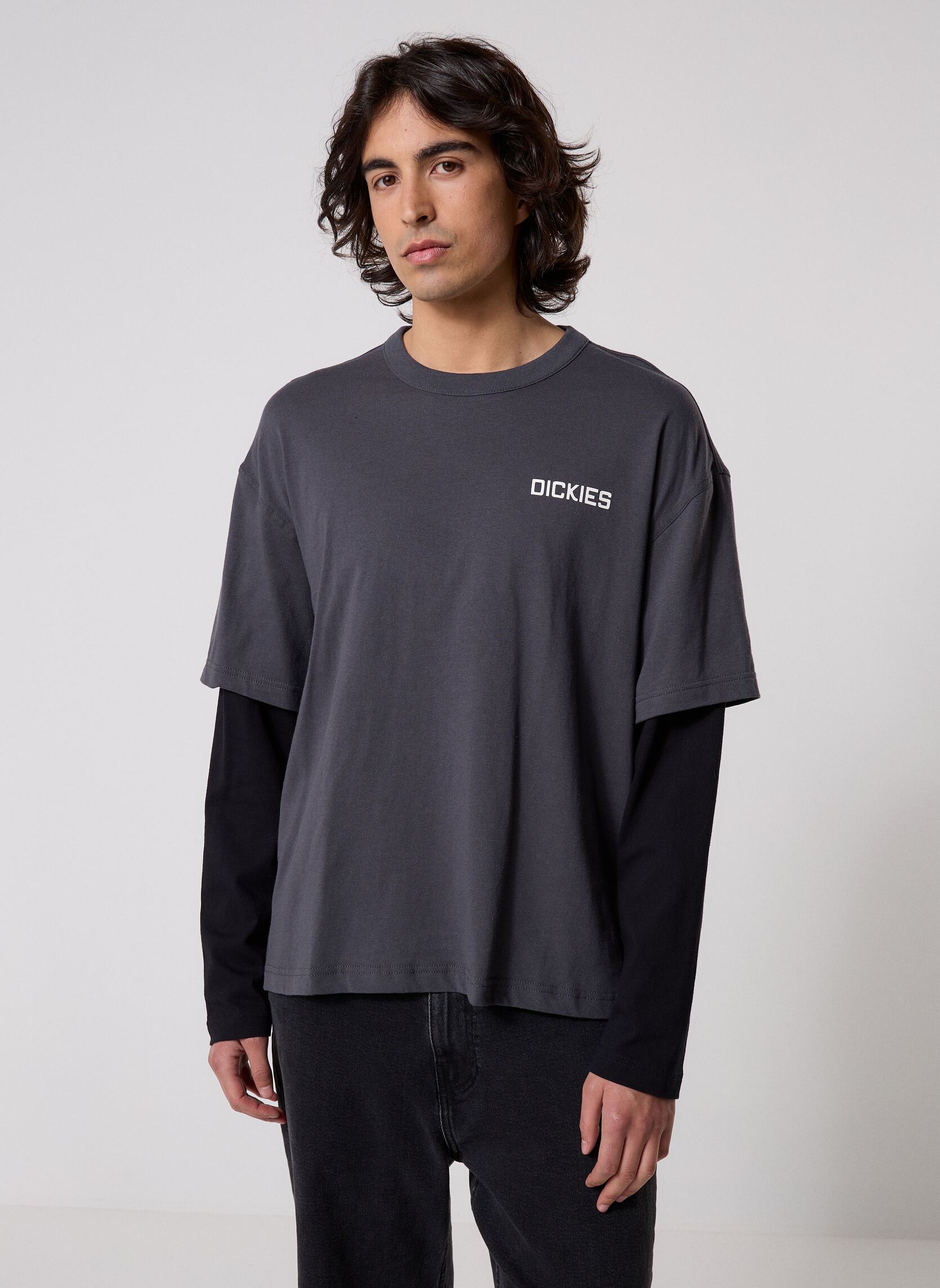 T-shirts met korte mouwen Payson 2Fer Tee heren zwart Dickies T-shirts met korte mouwen Payson 2Fer Tee heren zwart BLACK