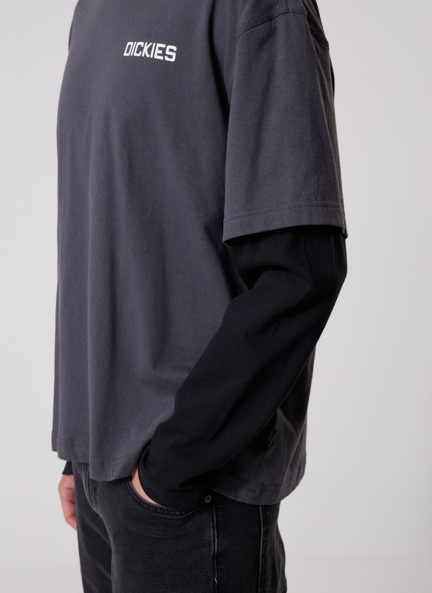 T-shirts met korte mouwen Payson 2Fer Tee heren zwart Dickies T-shirts met korte mouwen Payson 2Fer Tee heren zwart BLACK