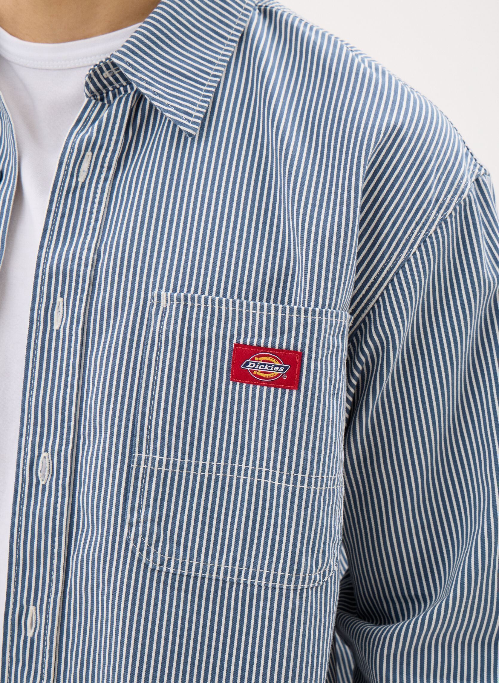 Hemden Hickory Work Shirt Ls herren blau Dickies Hemden Hickory Work Shirt Ls herren blau RETRO INDIGO