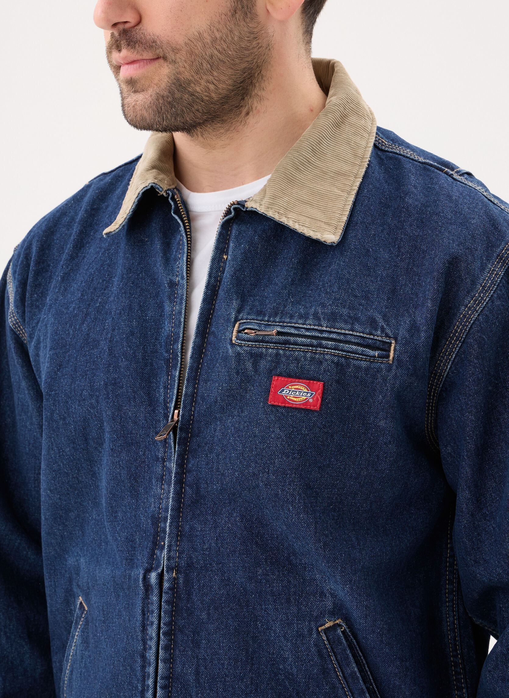 Jeansjacken Denim Painter Jacket herren blau Dickies Jeansjacken Denim Painter Jacket herren blau DARK INDIGO
