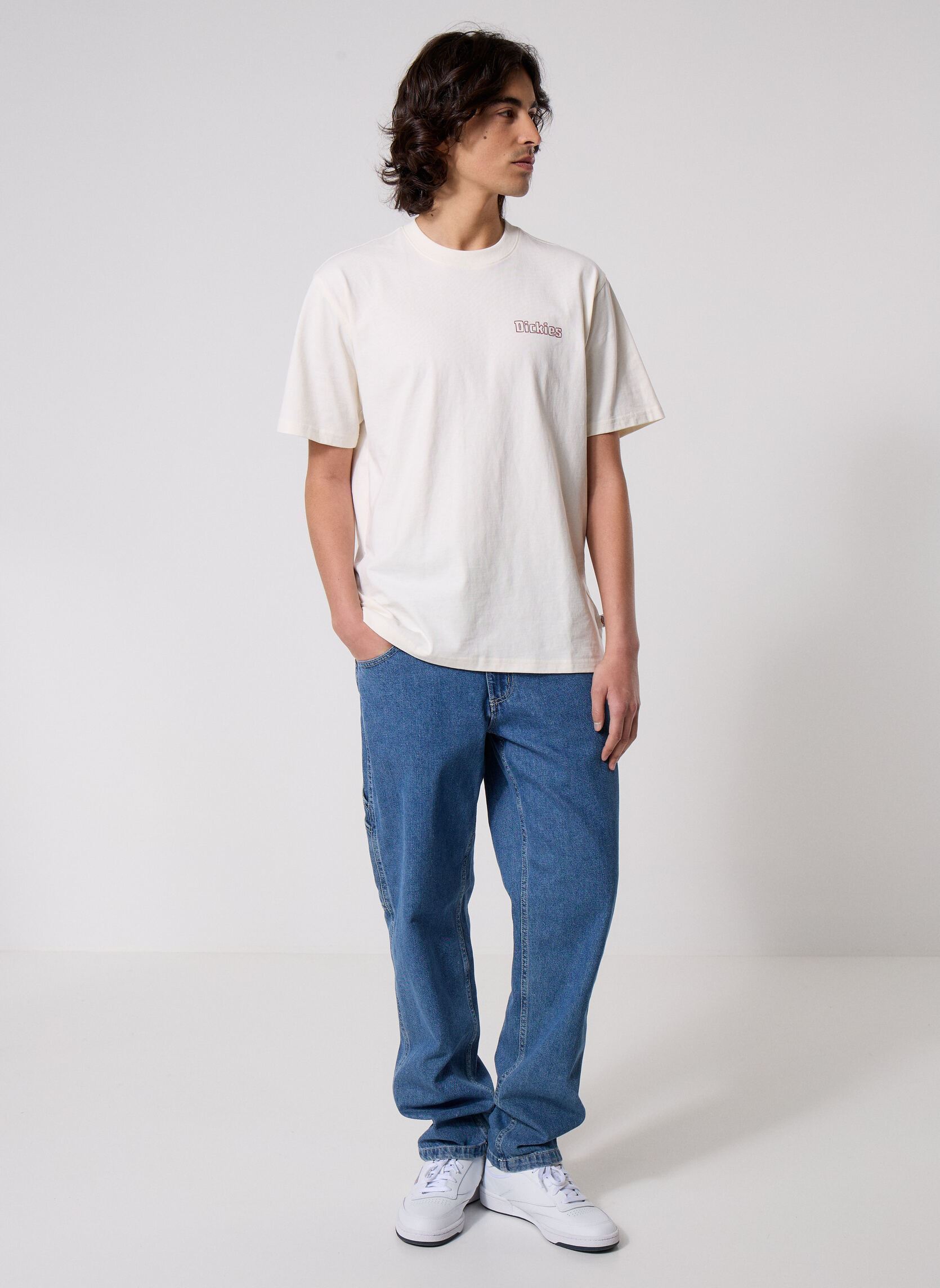 T-shirts met korte mouwen Fairlawn Ss Tee heren wit Dickies T-shirts met korte mouwen Fairlawn Ss Tee heren wit EGRET
