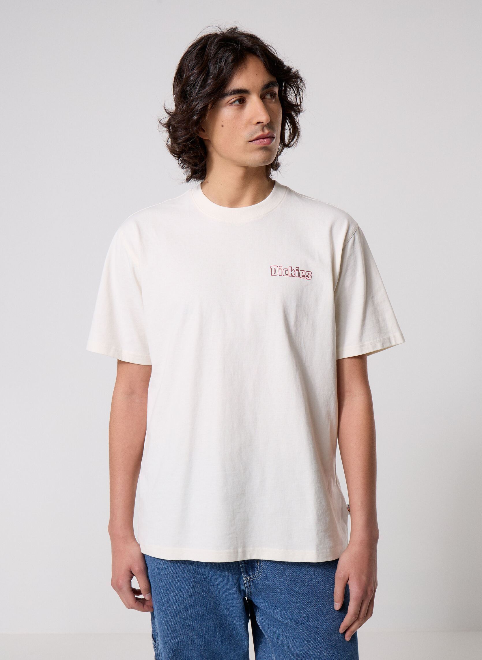 T-shirts met korte mouwen Fairlawn Ss Tee heren wit Dickies T-shirts met korte mouwen Fairlawn Ss Tee heren wit EGRET