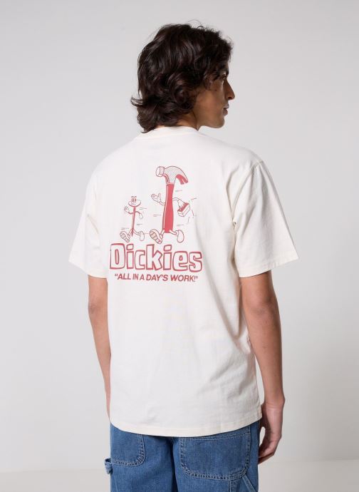 Dickies T-shirts met korte mouwen Fairlawn Ss Tee heren wit