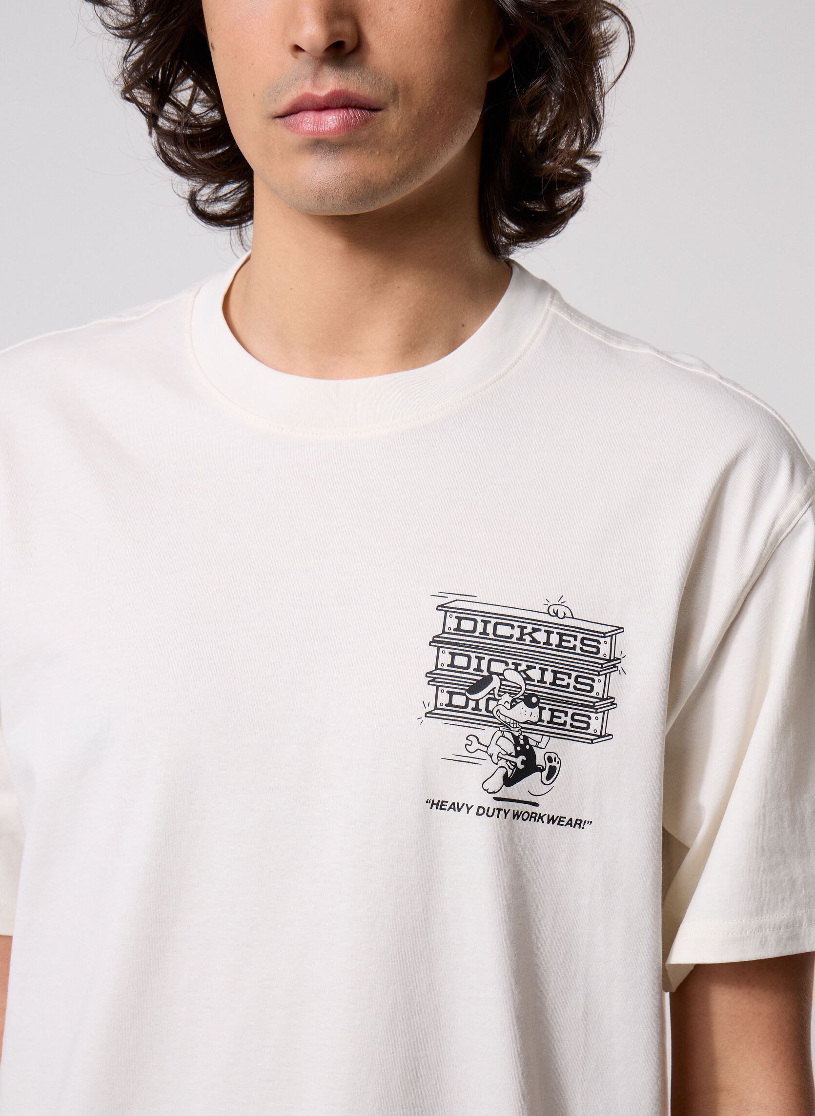 Tee-shirts manches courtes Lynndyl Ss Tee homme blanc Dickies Tee-shirts manches courtes Lynndyl Ss Tee homme blanc EGRET