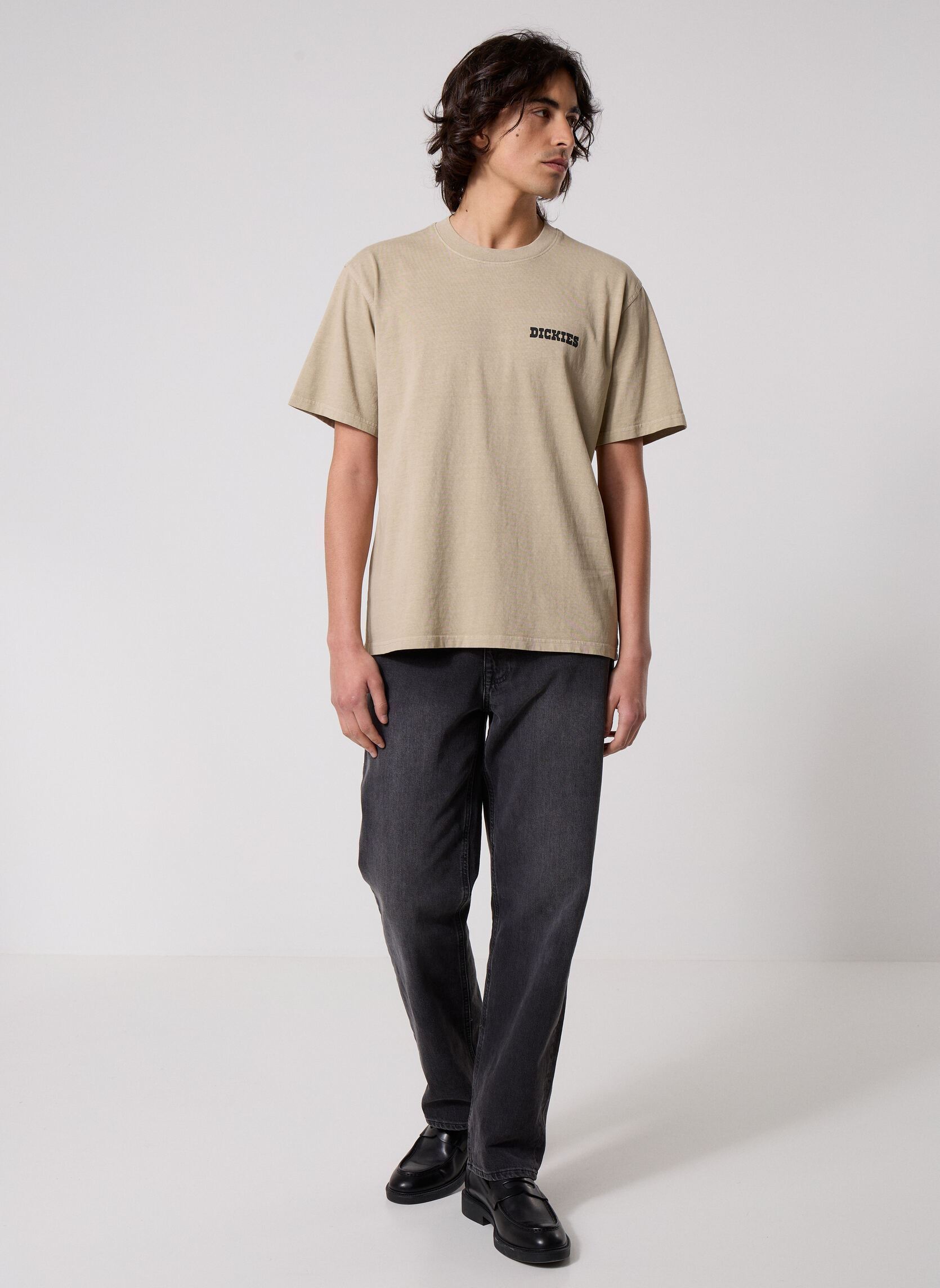 Kurzarm-T-Shirts Darrtown Ss Tee herren beige Dickies Kurzarm-T-Shirts Darrtown Ss Tee herren beige EUCALYPTUS